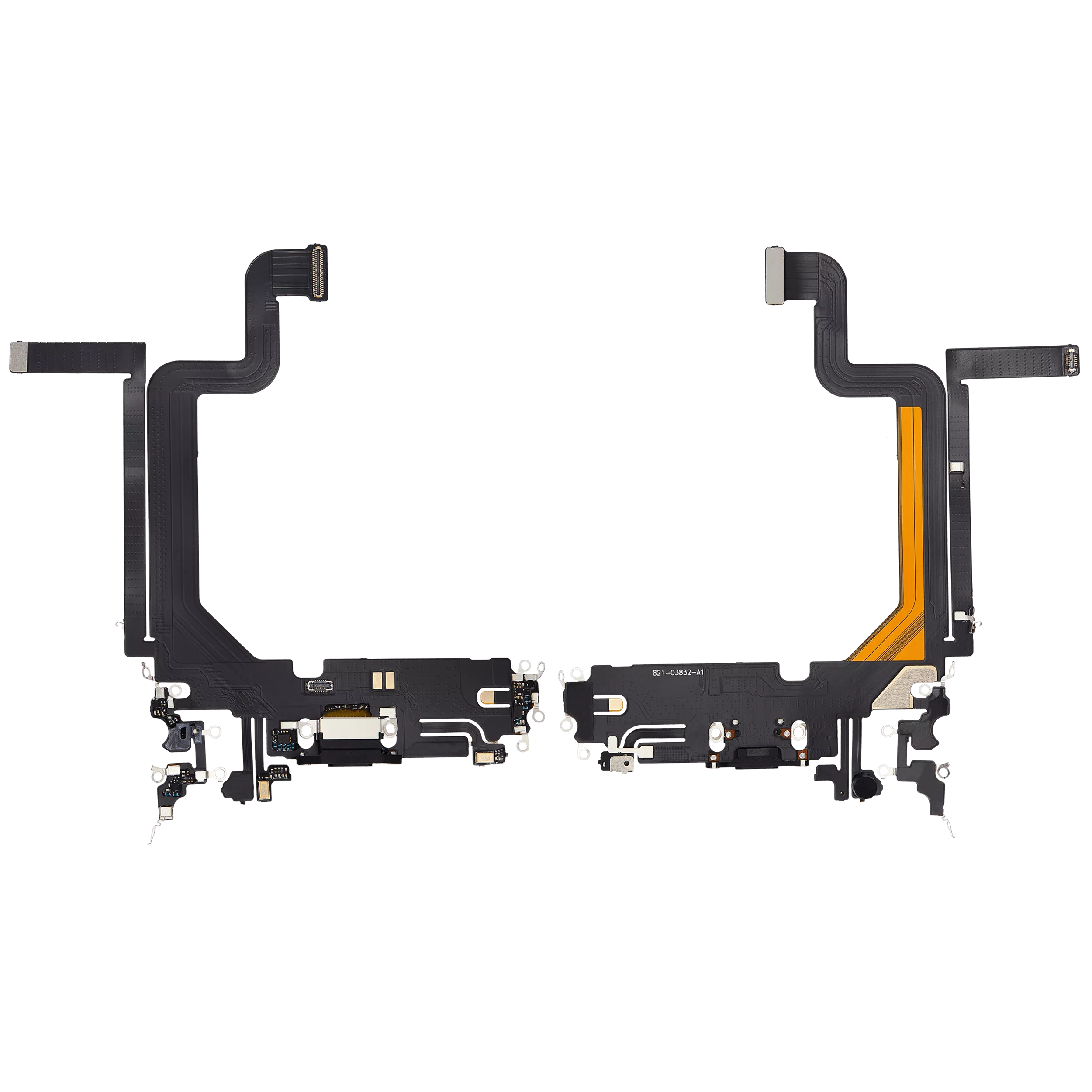 Charging Port Flex Cable For iPhone 14 Pro Max (Aftermarket Plus) (Space Black)