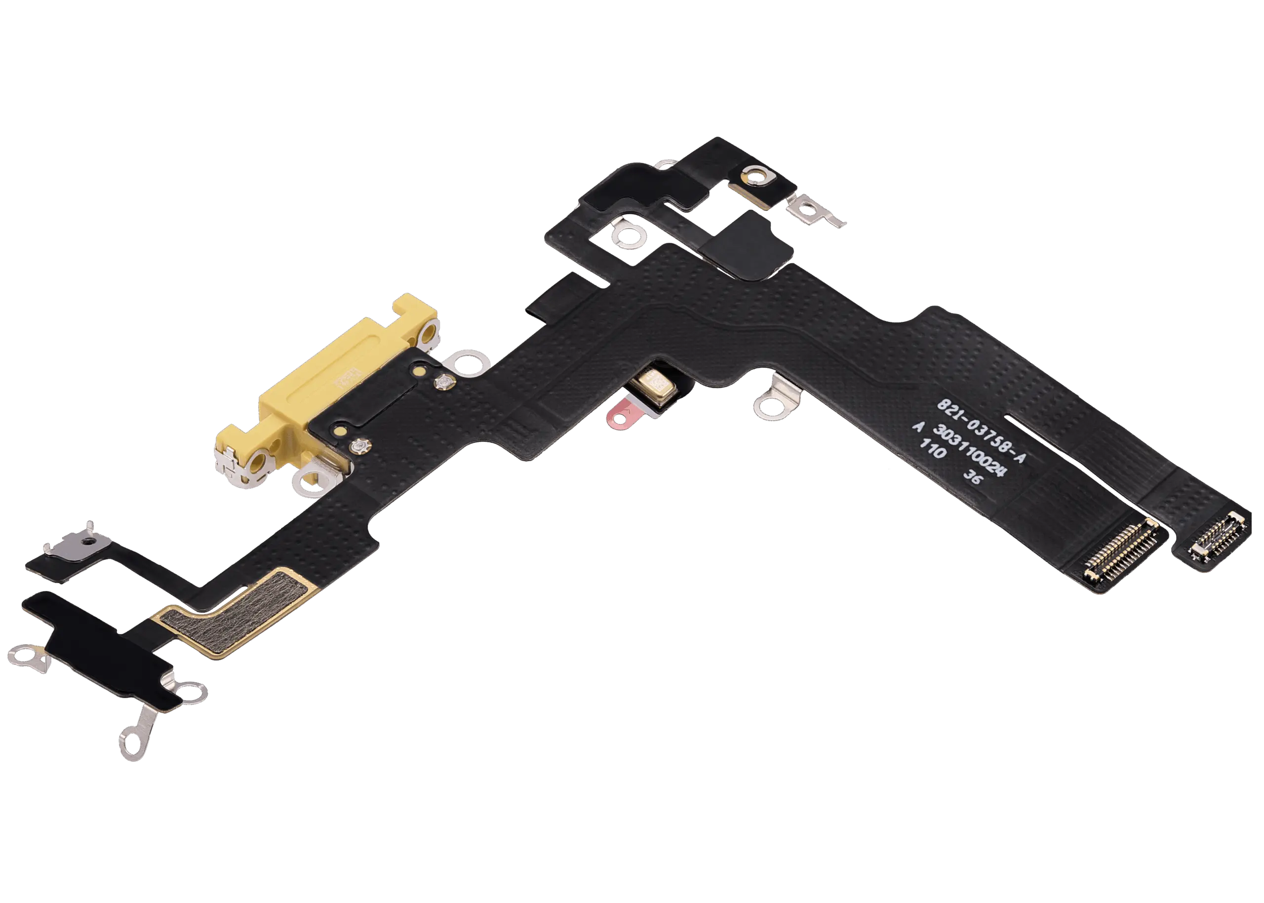 Charging Port Flex Cable For iPhone 14 (Premium) (Yellow) - Image 3