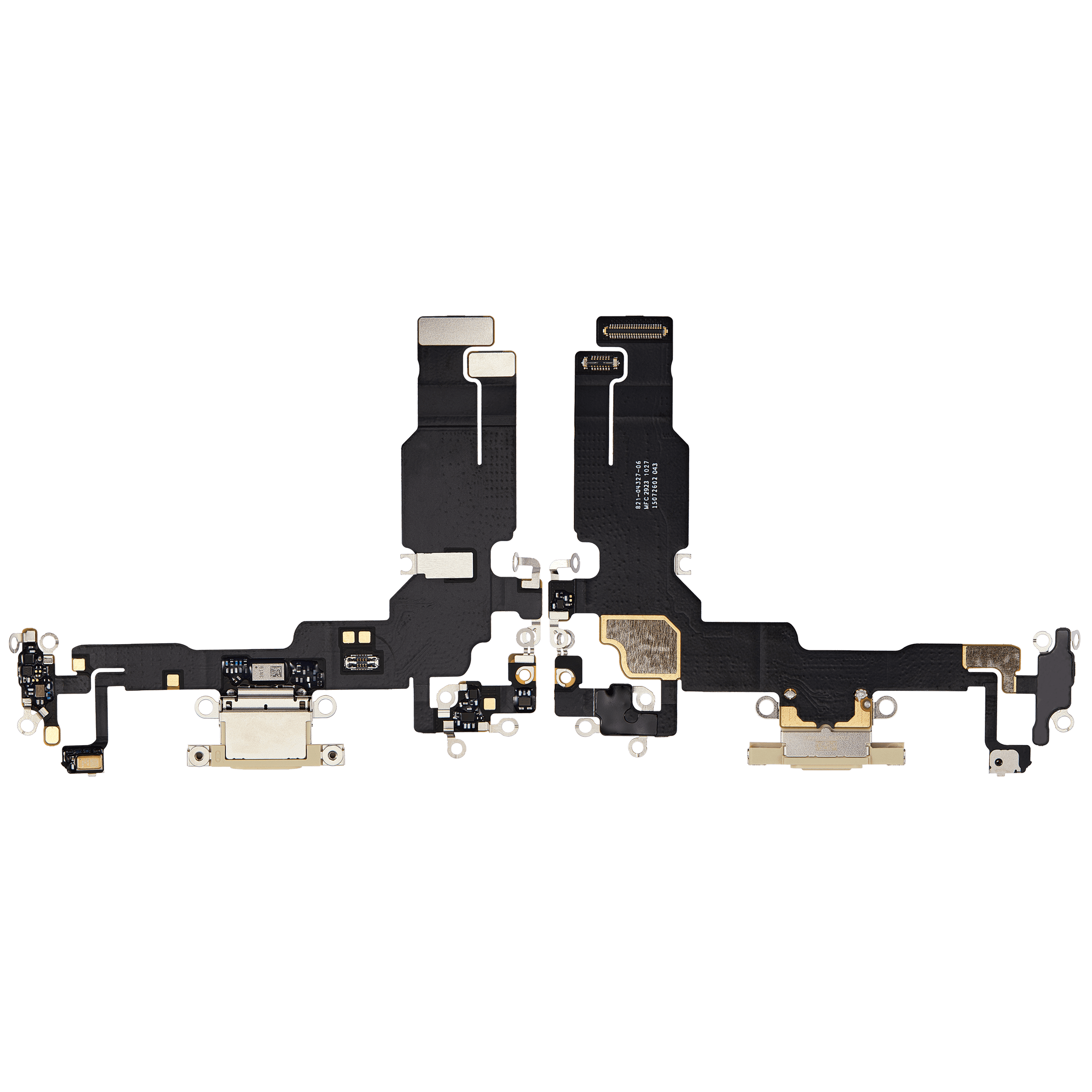 Charging Port Flex Cable For iPhone 15 (Premium) (Yellow) - Image 6
