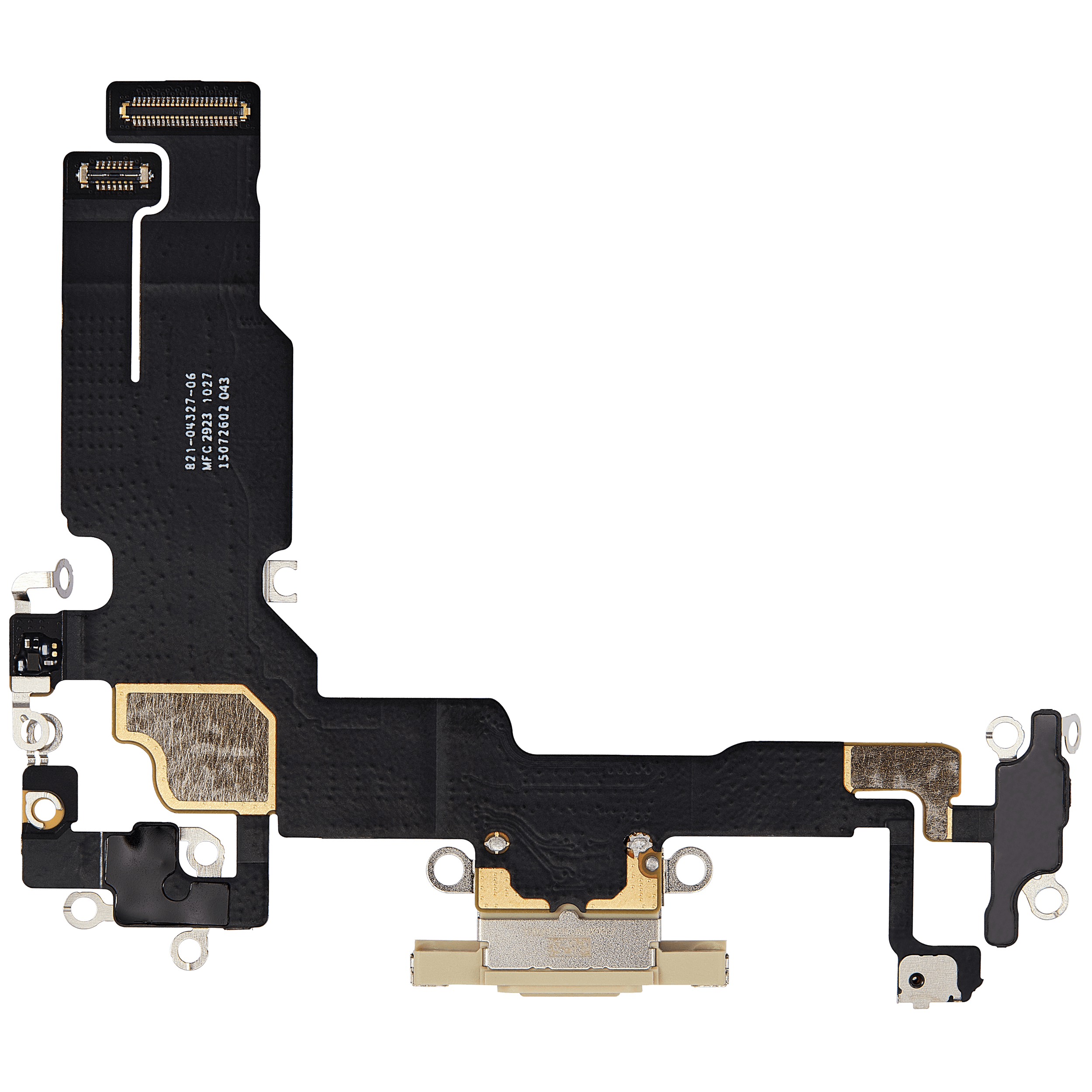 Charging Port Flex Cable For iPhone 15 (Premium) (Yellow) - Image 7