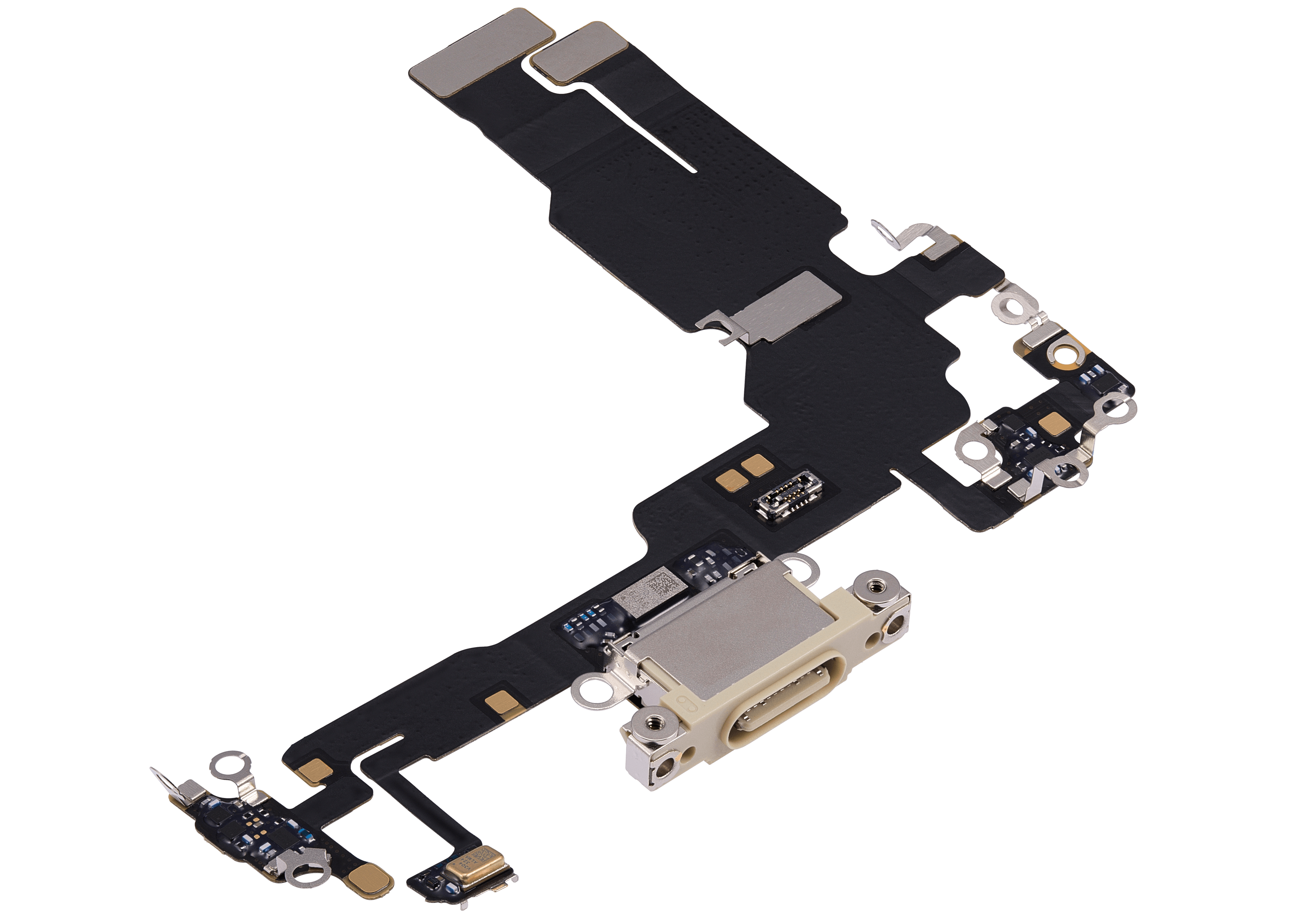 Charging Port Flex Cable For iPhone 15 (Premium) (Yellow) - Image 8