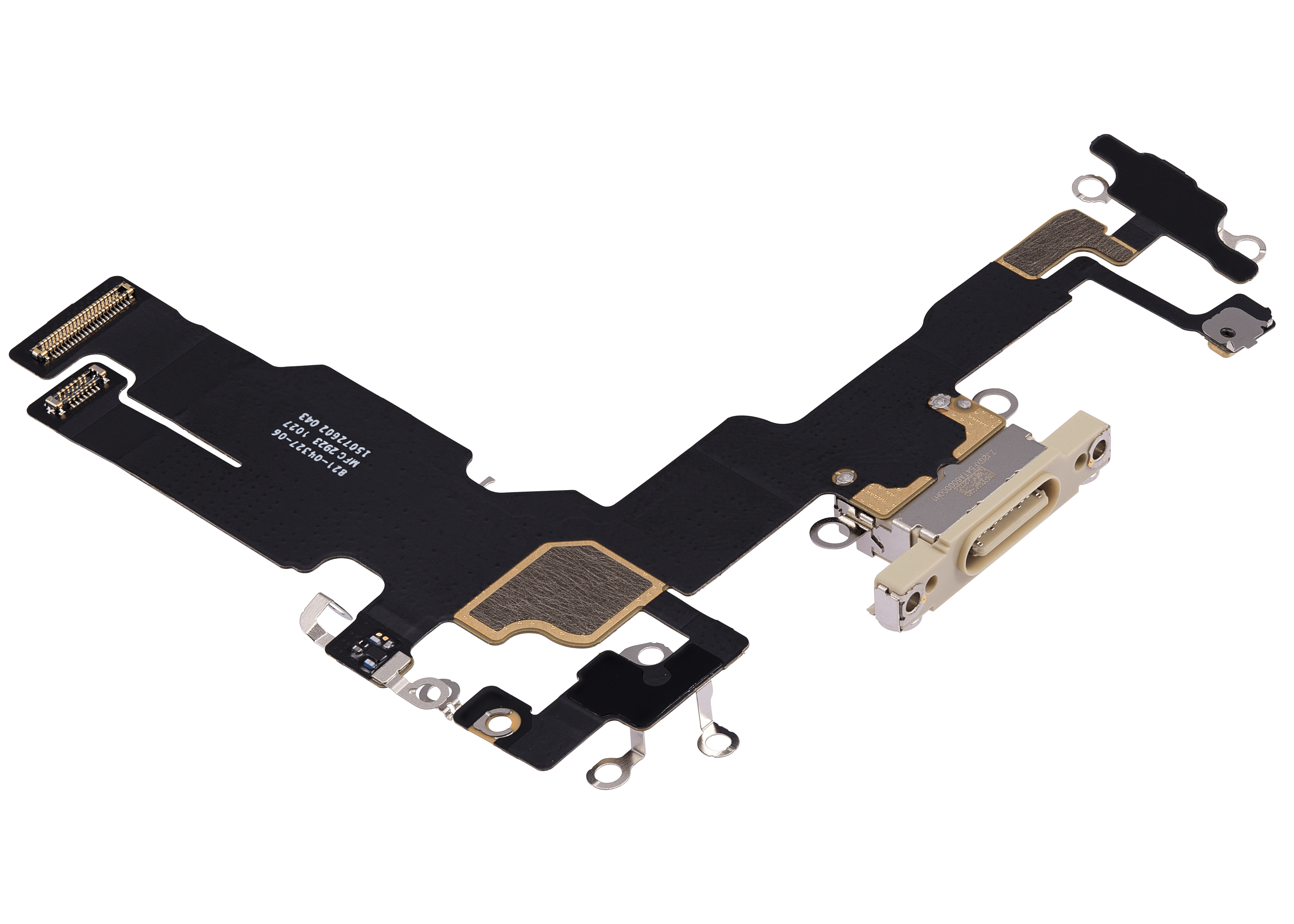 Charging Port Flex Cable For iPhone 15 (Premium) (Yellow) - Image 9