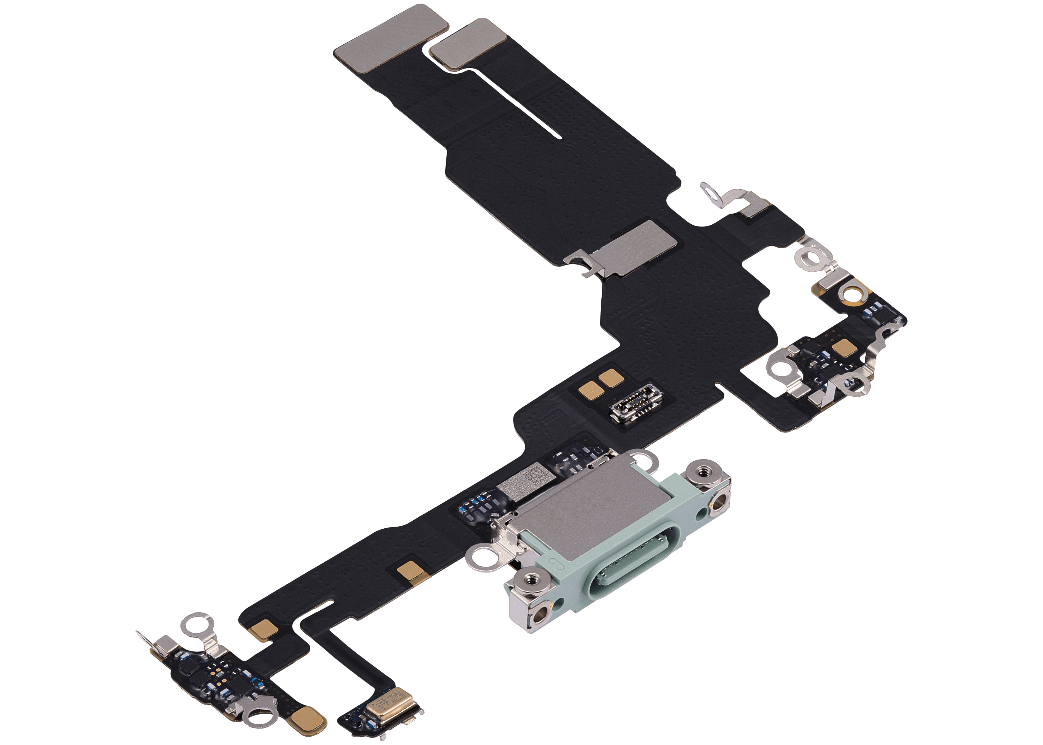 Charging Port Flex Cable For iPhone 15 (Premium) (Green) - Image 3