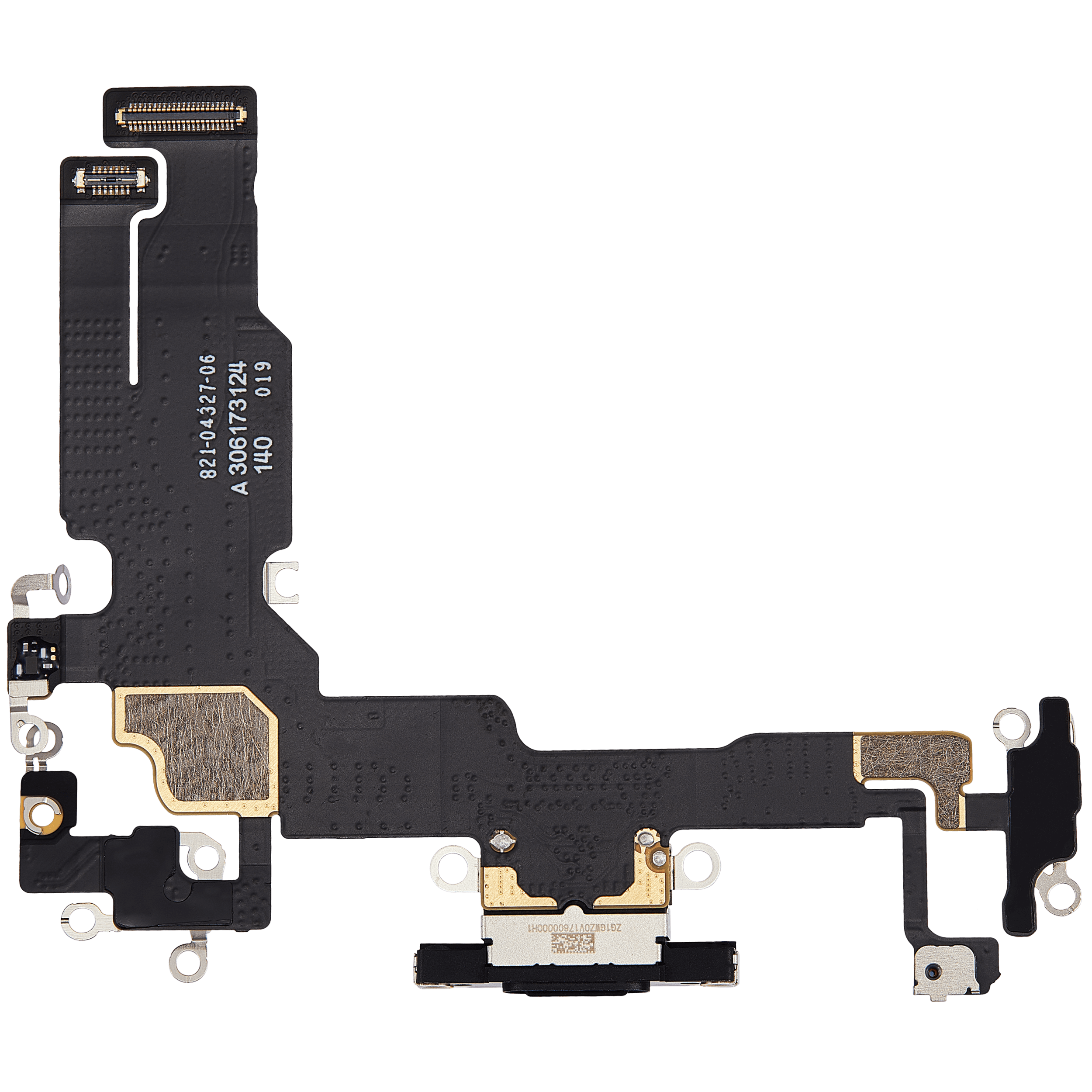 Charging Port Flex Cable For iPhone 15 (Premium) (Black) - Image 7