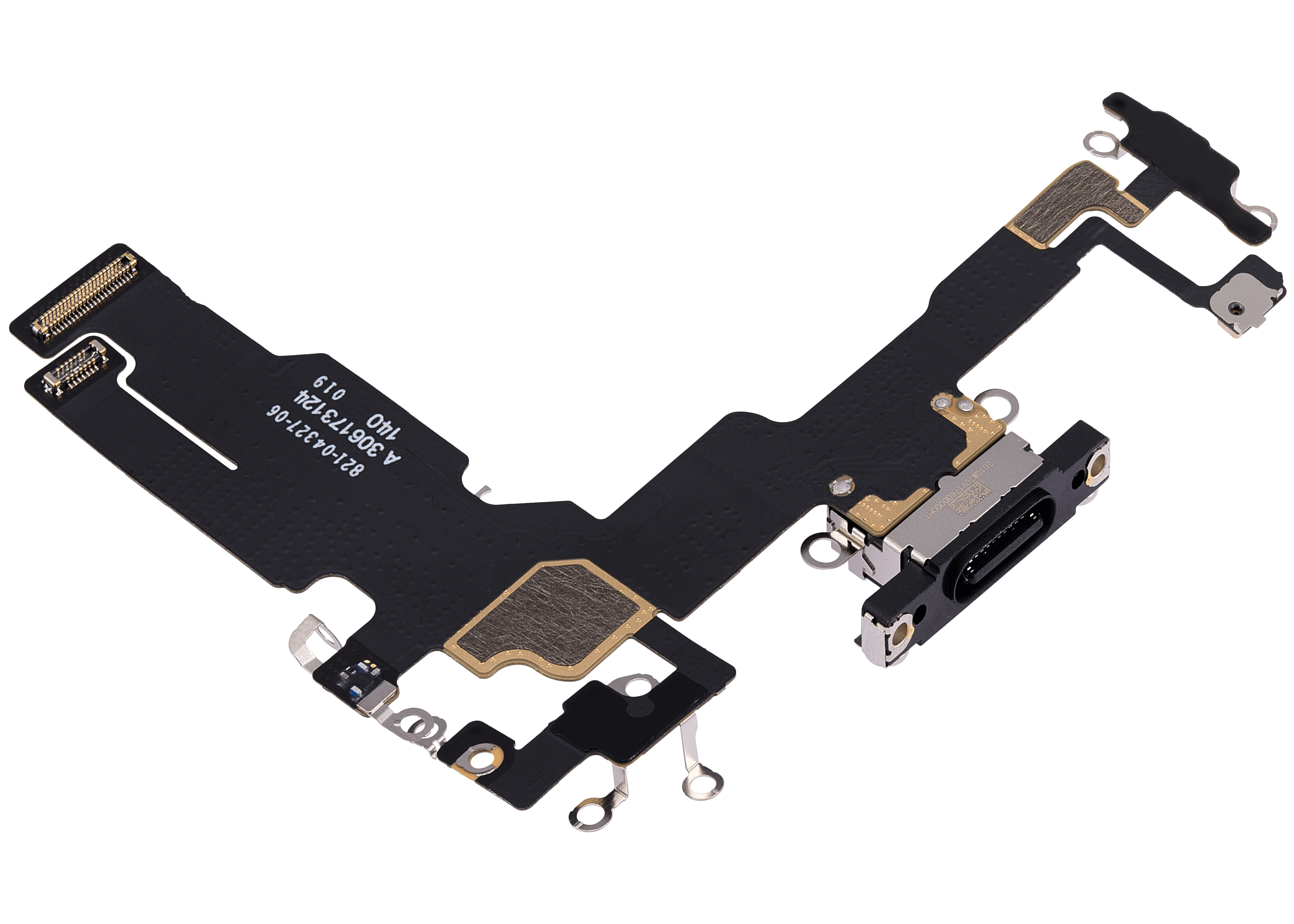 Charging Port Flex Cable For iPhone 15 (Premium) (Black) - Image 8