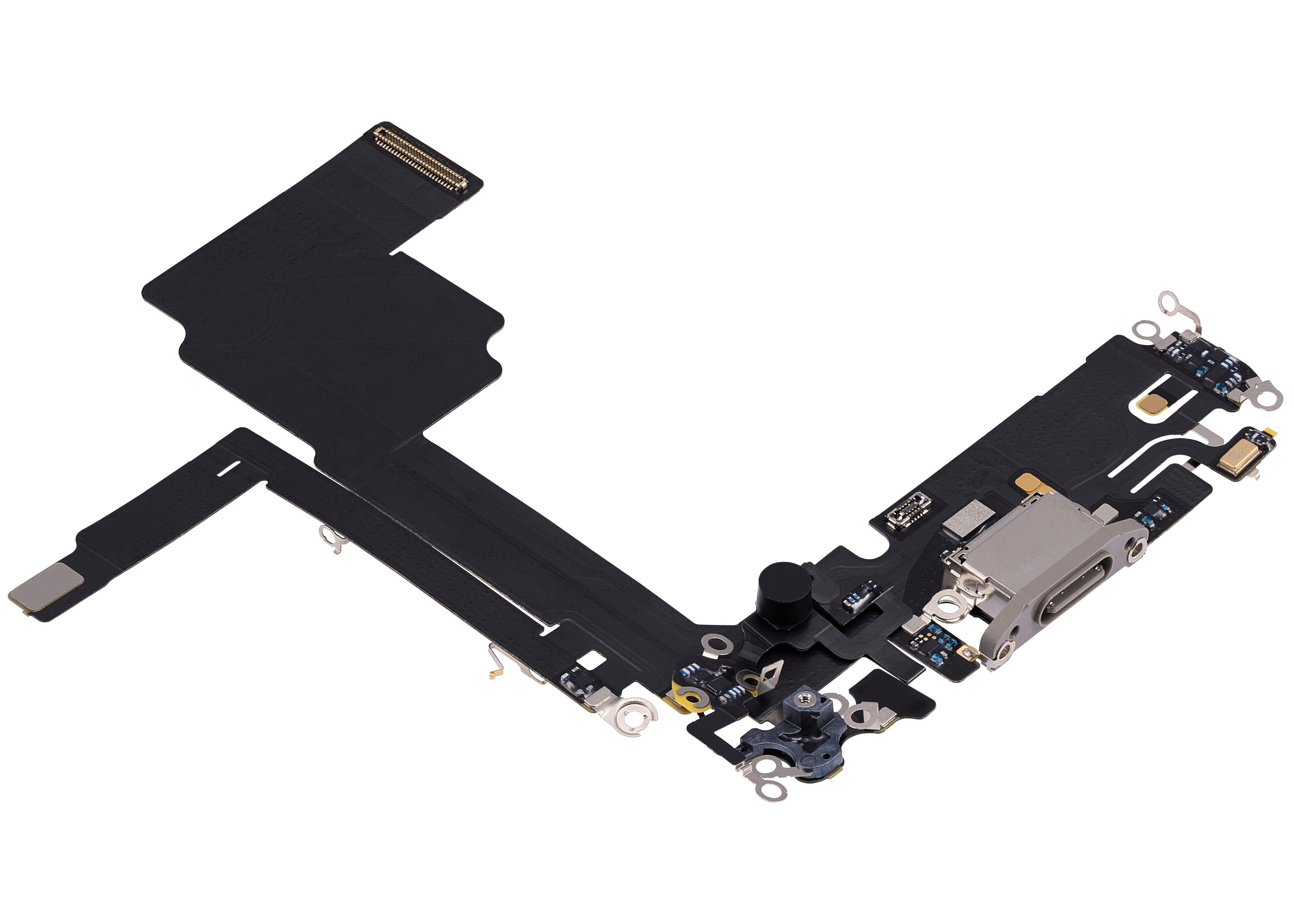 Charging Port Flex Cable For iPhone 15 Pro (Premium) (Natural Titanium) - Image 3