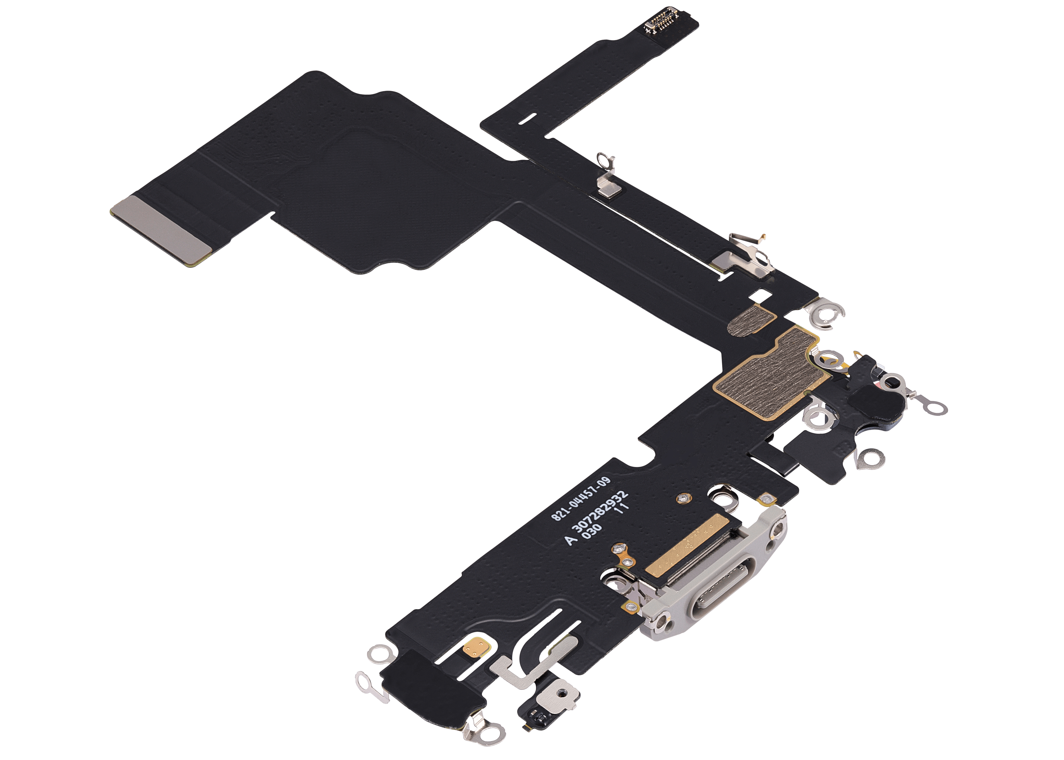 Charging Port Flex Cable For iPhone 15 Pro (Premium) (White Titanium) - Image 4