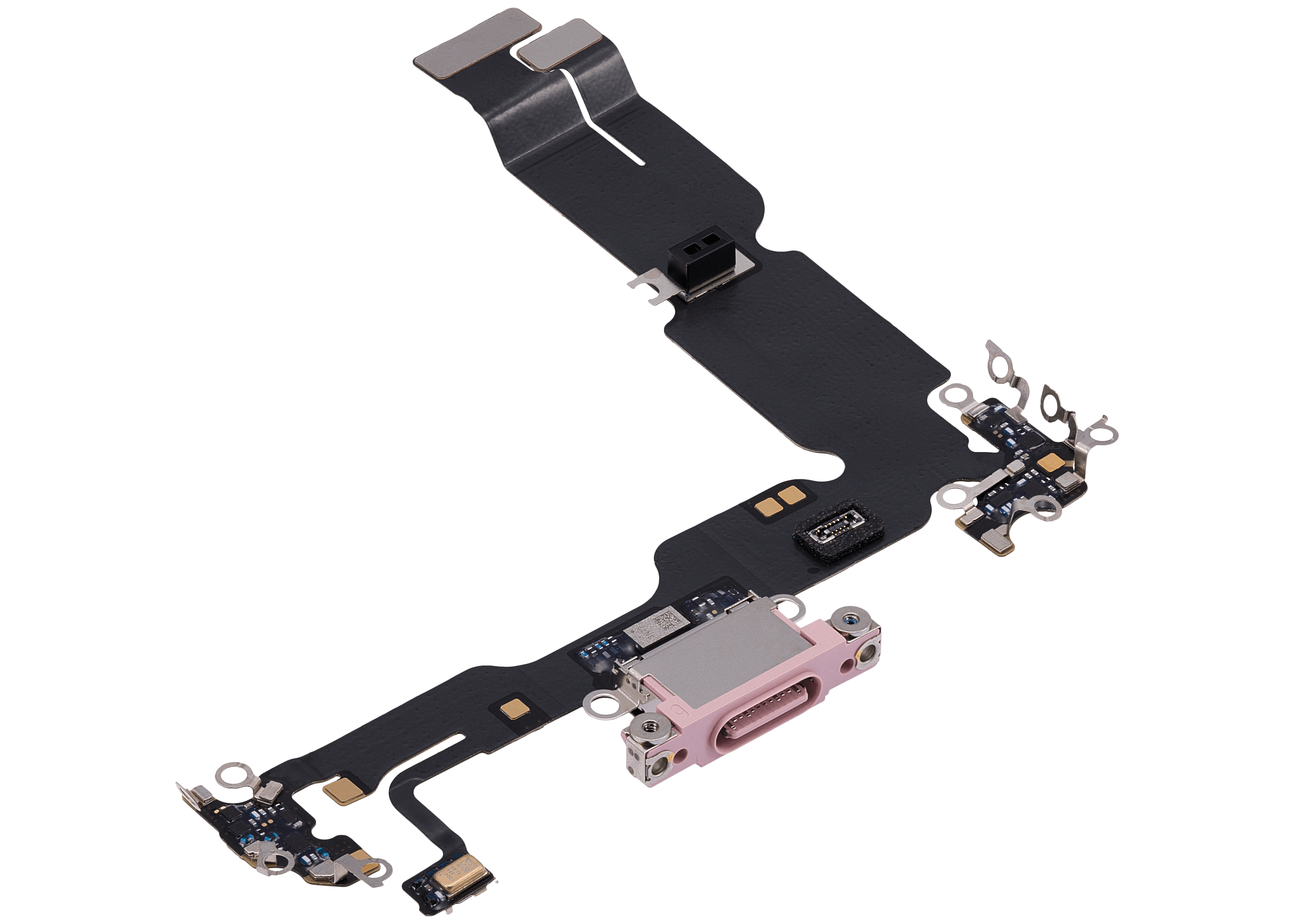 Charging Port Flex Cable For iPhone 15 Plus (Premium) (Pink) - Image 8