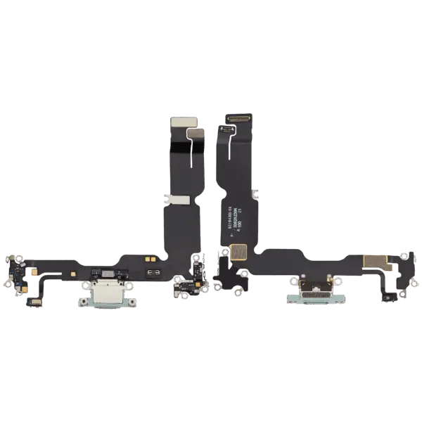 Charging Port Flex Cable For iPhone 15 Plus (Premium) (Green)