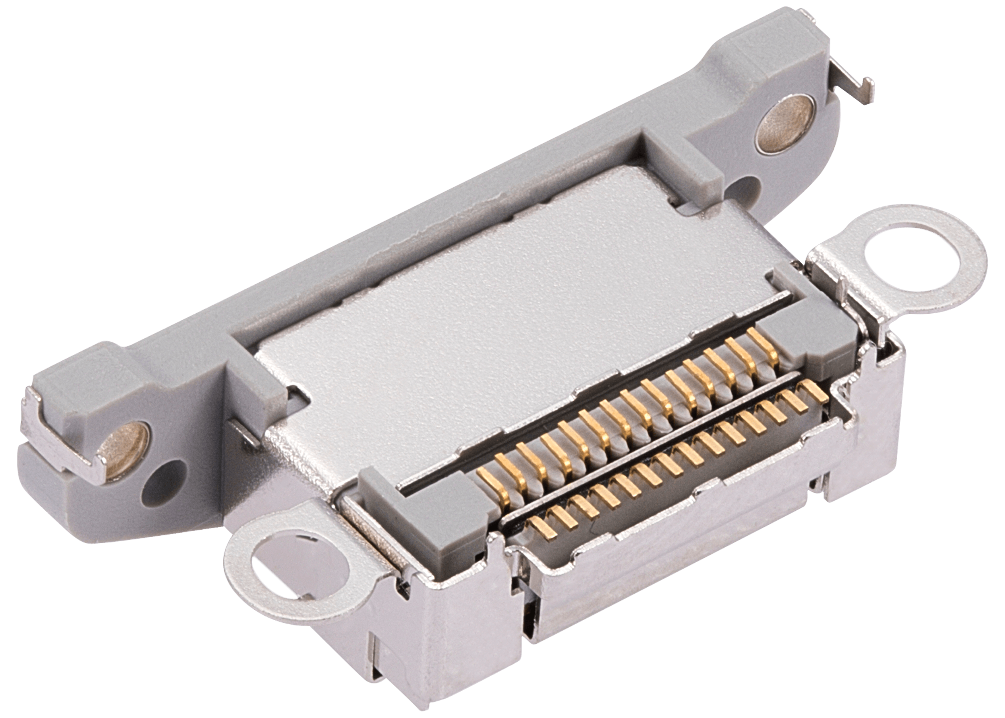 Charging Port Only For iPhone 15 Pro / 15 Pro Max (White Titanium) (10 Pack) - Image 8