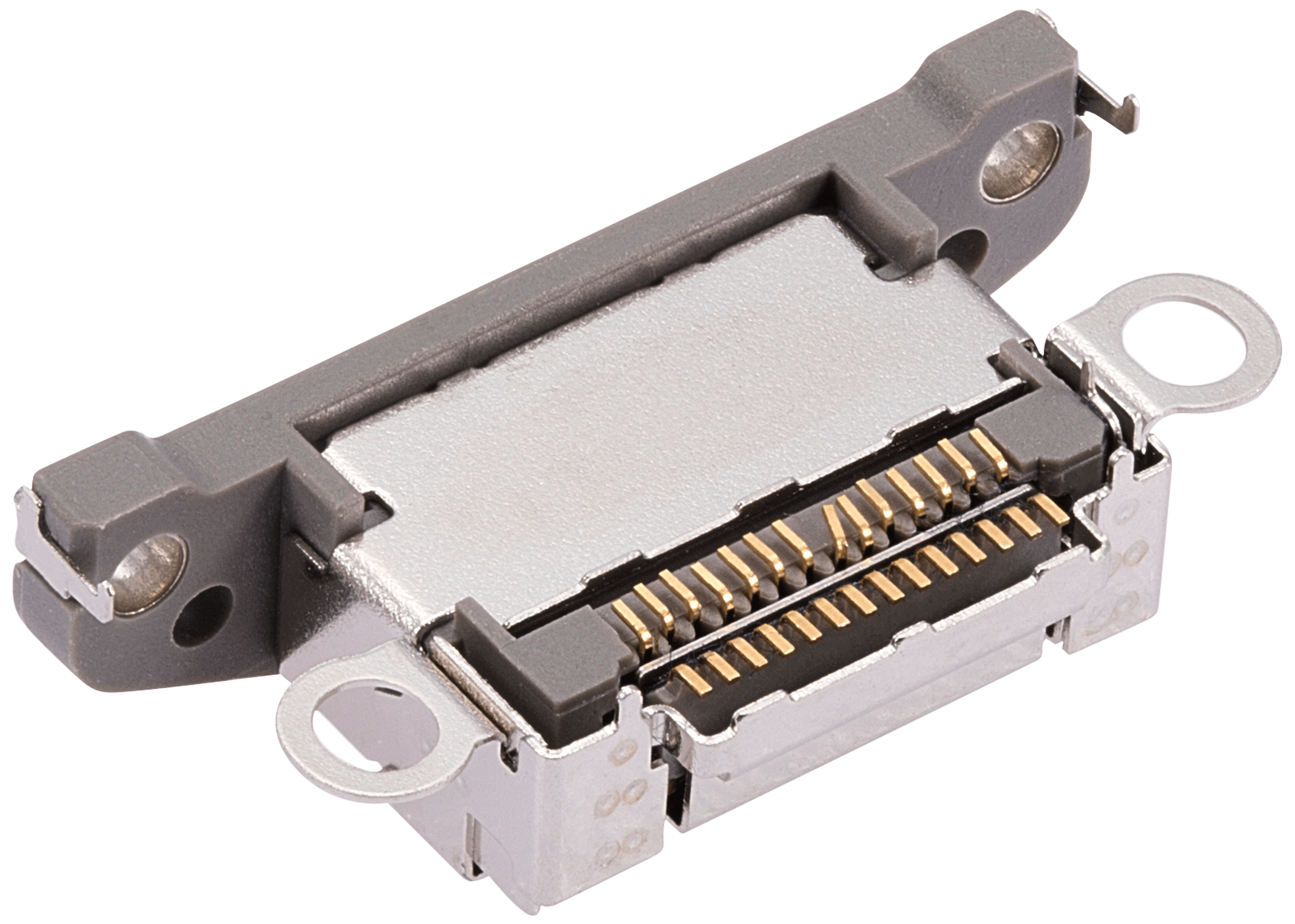 Charging Port Only For iPhone 15 Pro / 15 Pro Max (Natural Titanium) (10 Pack) - Image 13