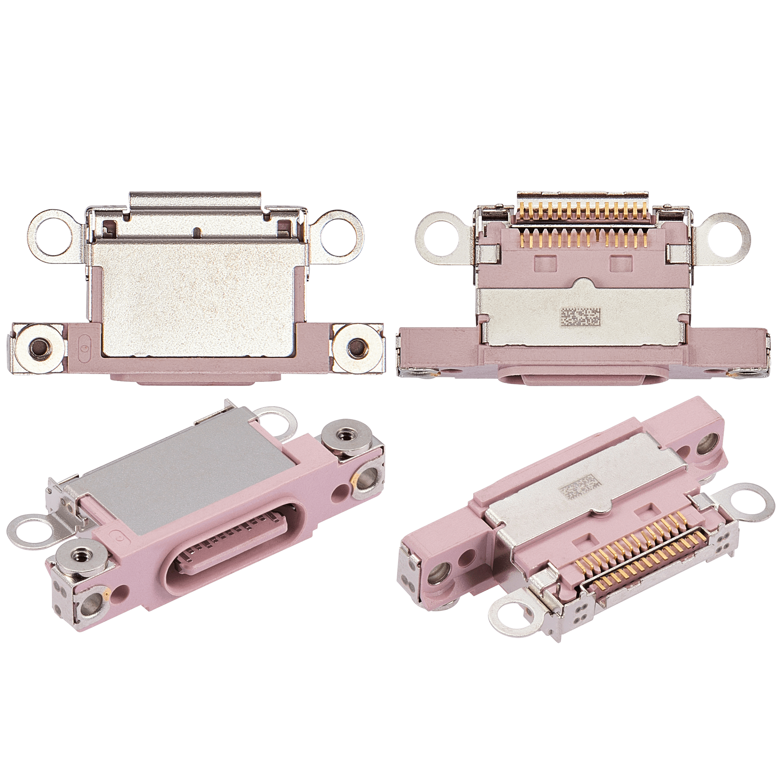 Charging Port Only For iPhone 15 / 15 Plus (Pink) (10 Pack) - Image 7