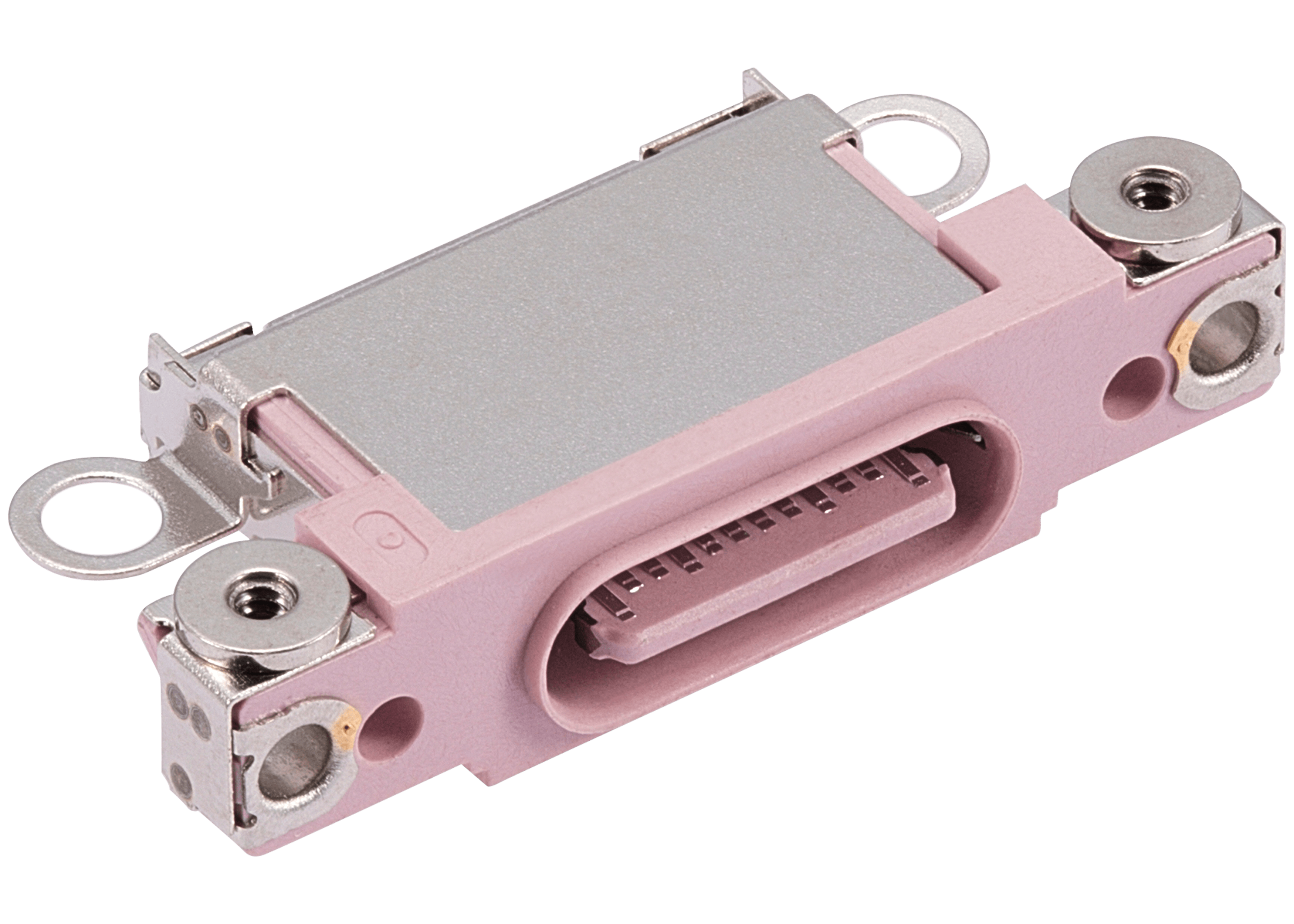 Charging Port Only For iPhone 15 / 15 Plus (Pink) (10 Pack) - Image 4