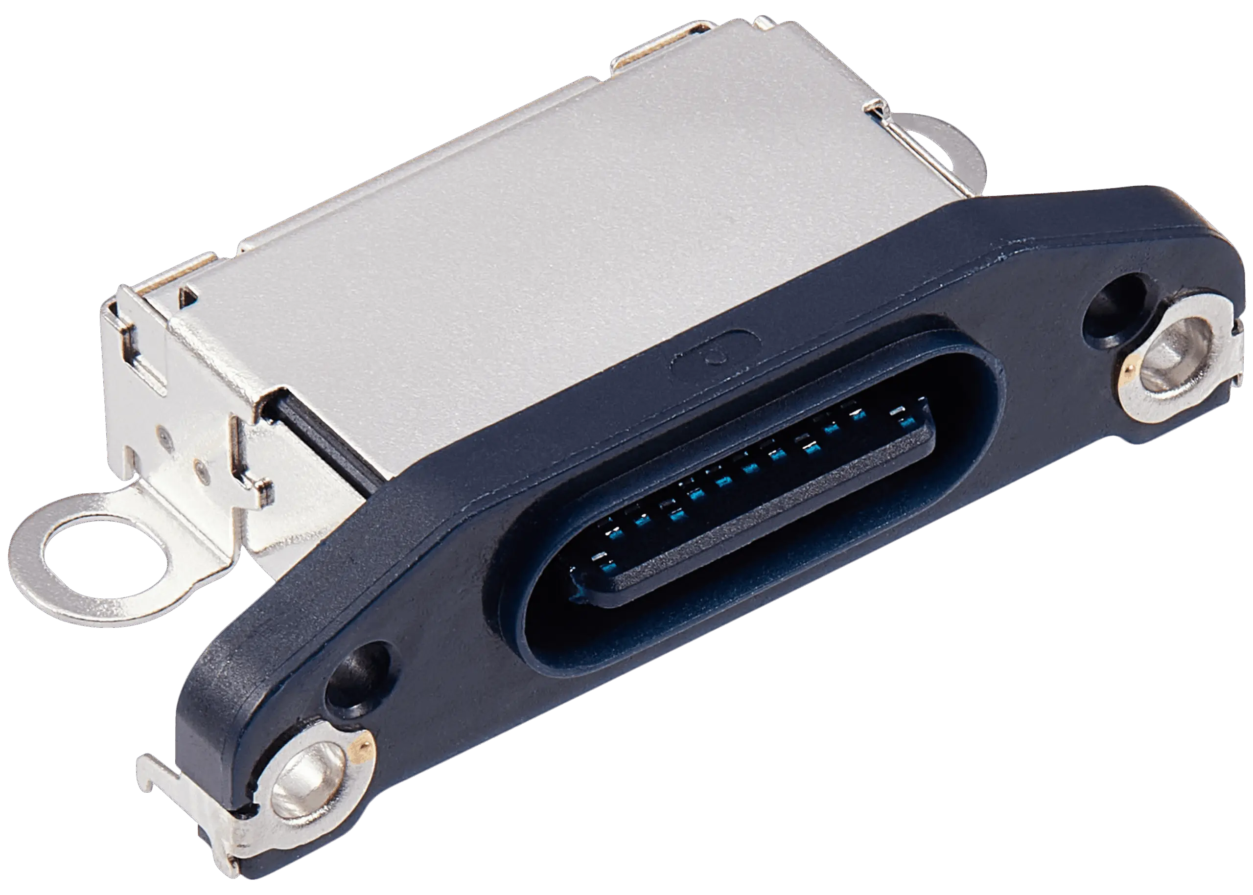 Charging Port Only For iPhone 15 Pro / 15 Pro Max (Blue Titanium) (10 Pack) - Image 4