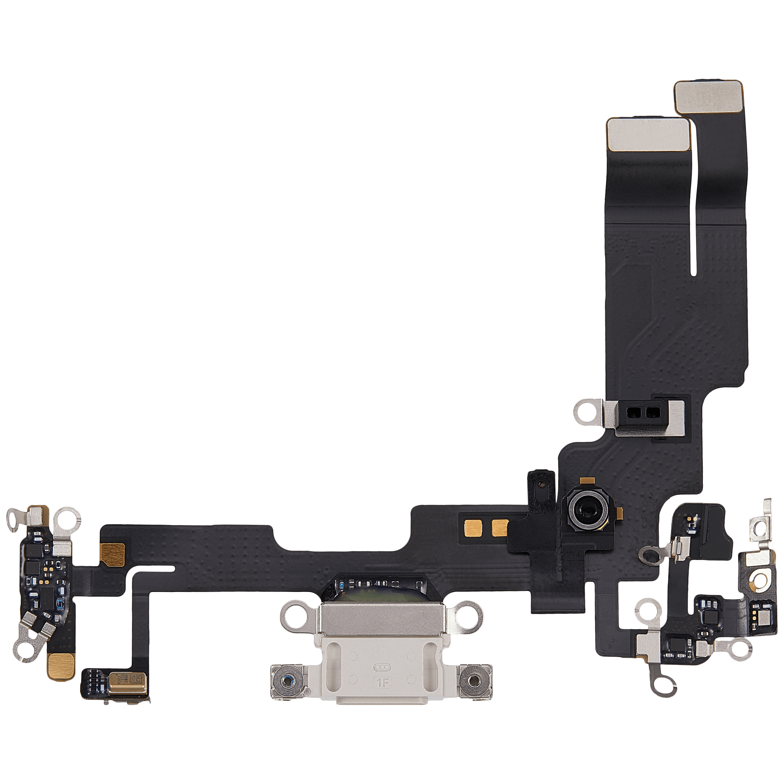 Charging Port Flex Cable For iPhone 14 (Used OEM Pull) (Starlight) - Image 6