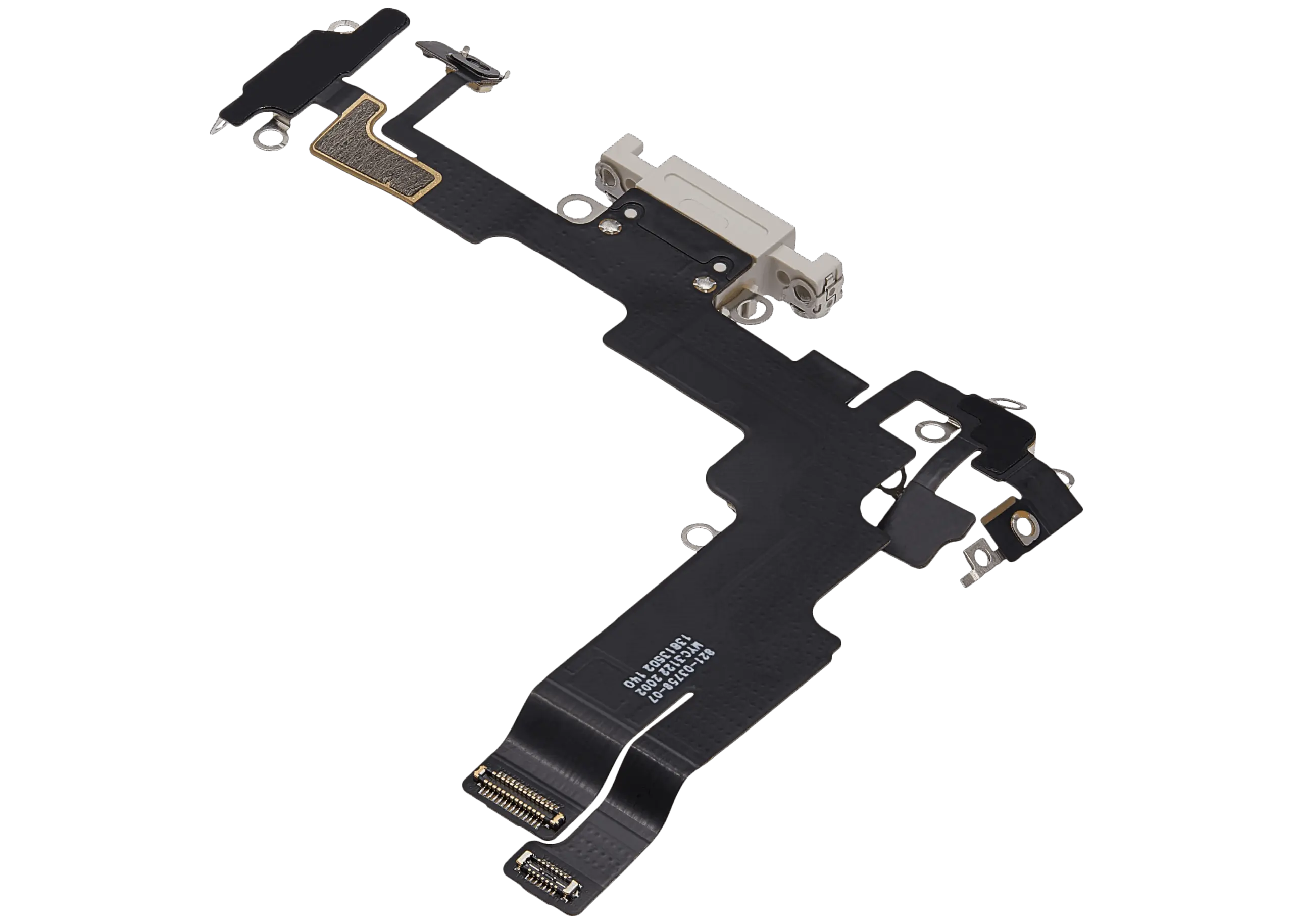 Charging Port Flex Cable For iPhone 14 (Used OEM Pull) (Starlight) - Image 8