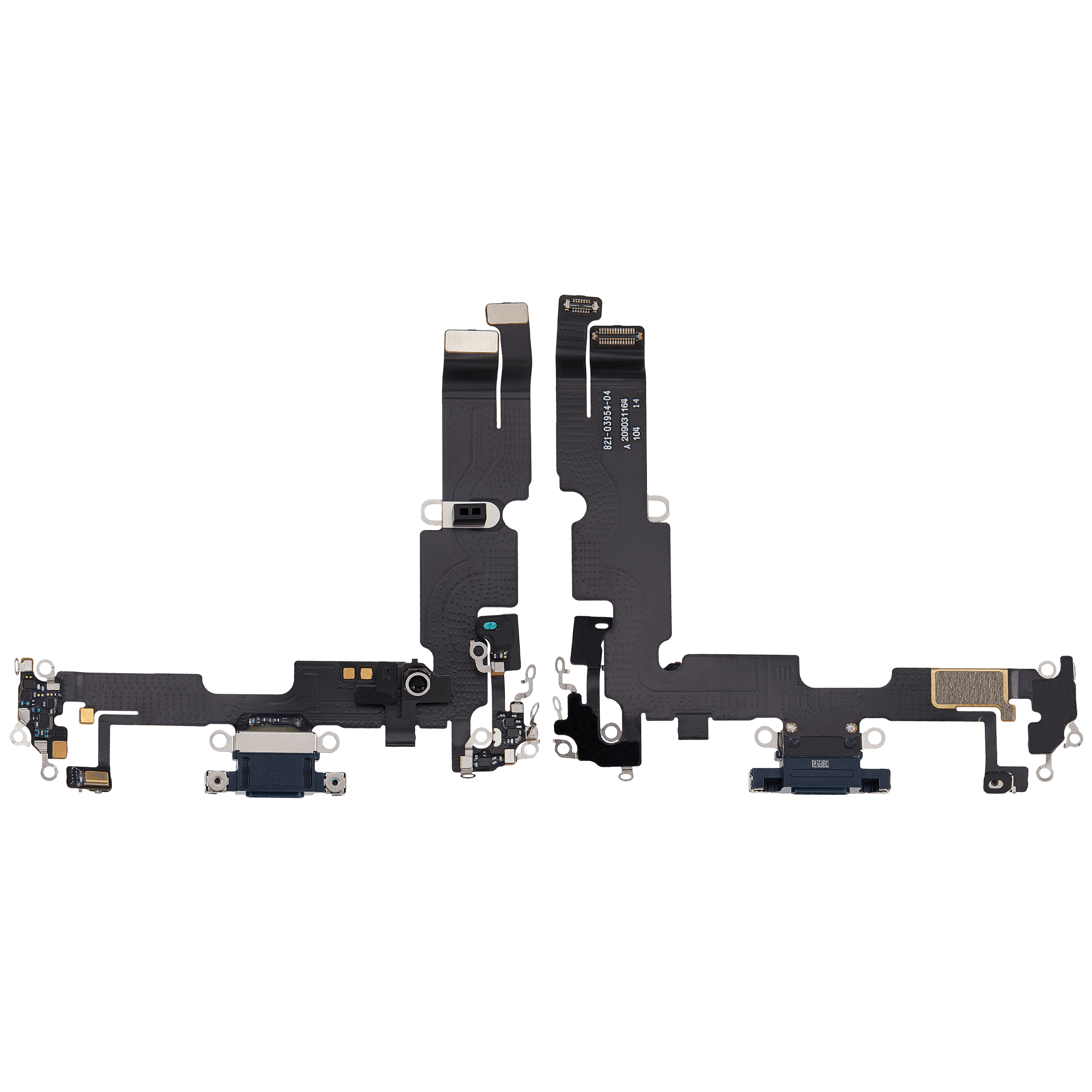 Charging Port Flex Cable For iPhone 14 Plus (Used OEM Pull) (Midnight) - Image 6