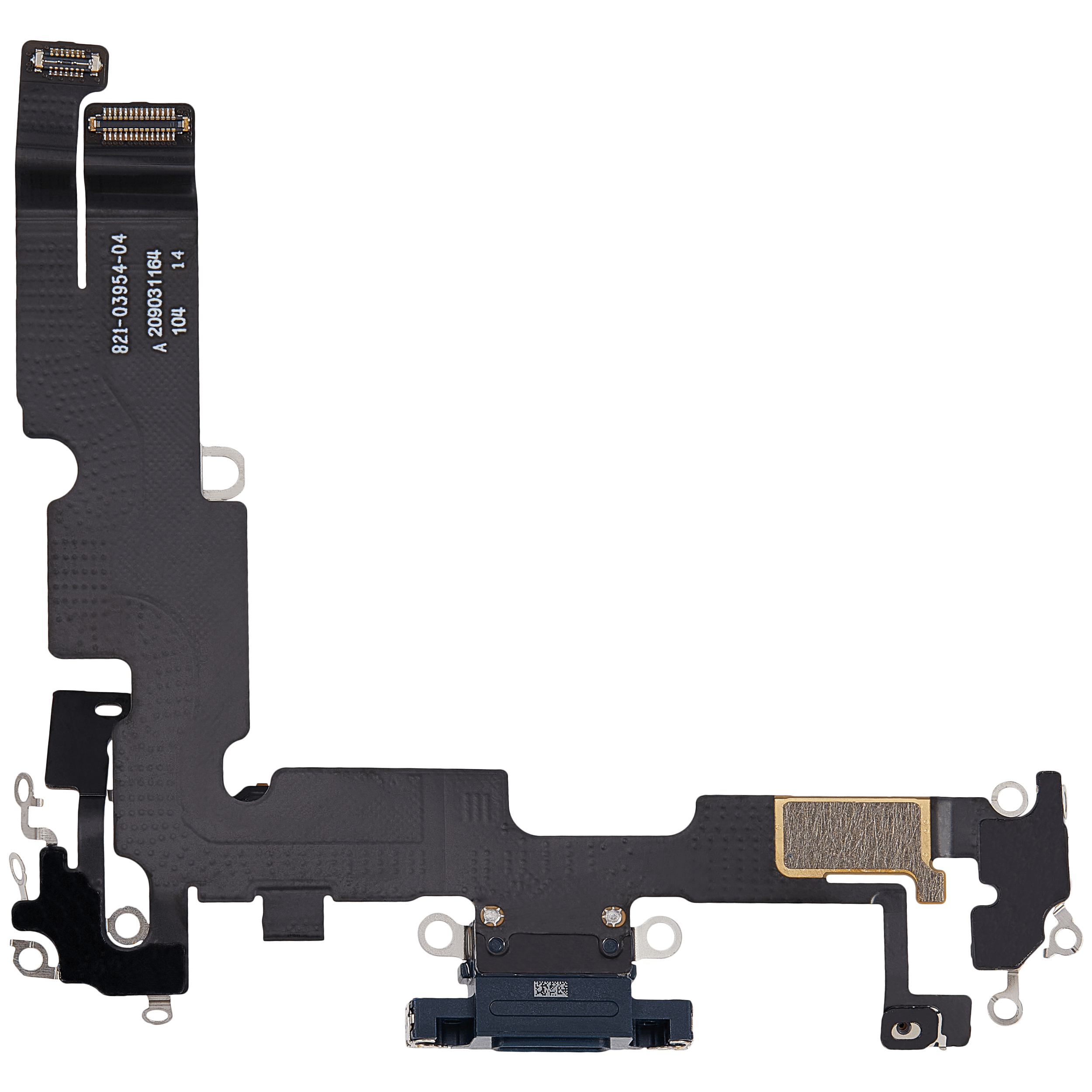 Charging Port Flex Cable For iPhone 14 Plus (Used OEM Pull) (Midnight) - Image 4