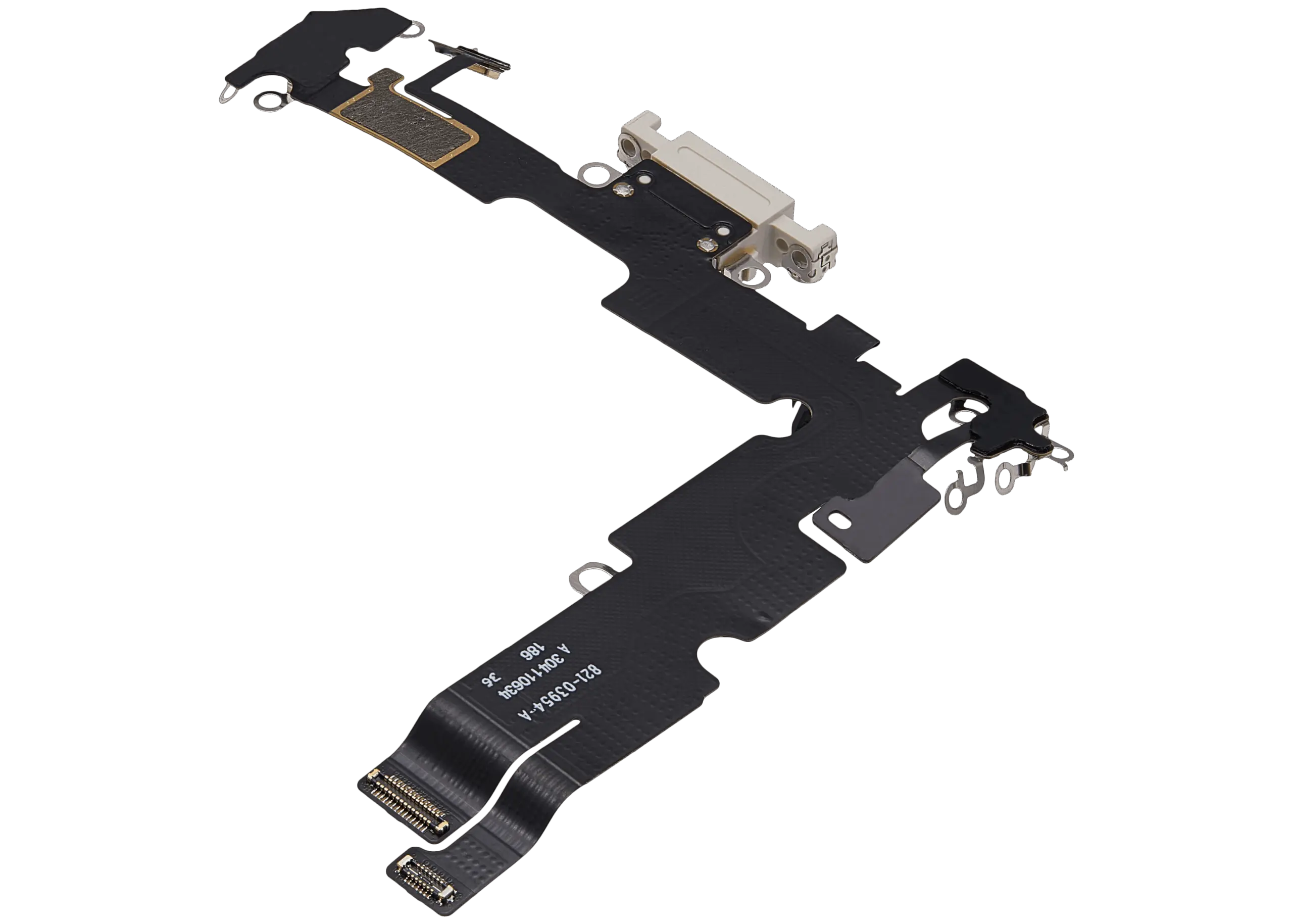 Charging Port Flex Cable For iPhone 14 Plus (Used OEM Pull) (Starlight) - Image 2