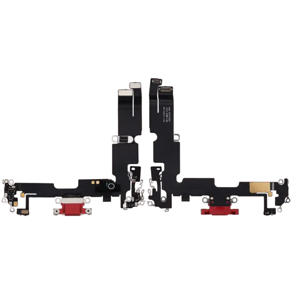 Charging Port Flex Cable For iPhone 14 Plus (Used OEM Pull) (Red)