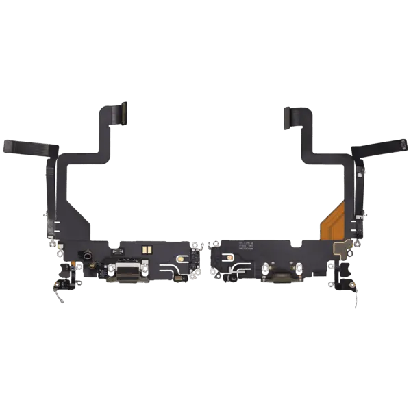 Charging Port Flex Cable For iPhone 14 Pro (Used OEM Pull) (Gold)