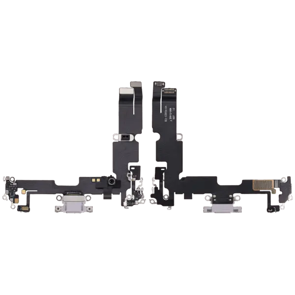 Charging Port Flex Cable For iPhone 14 Plus (Used OEM Pull) (Purple)