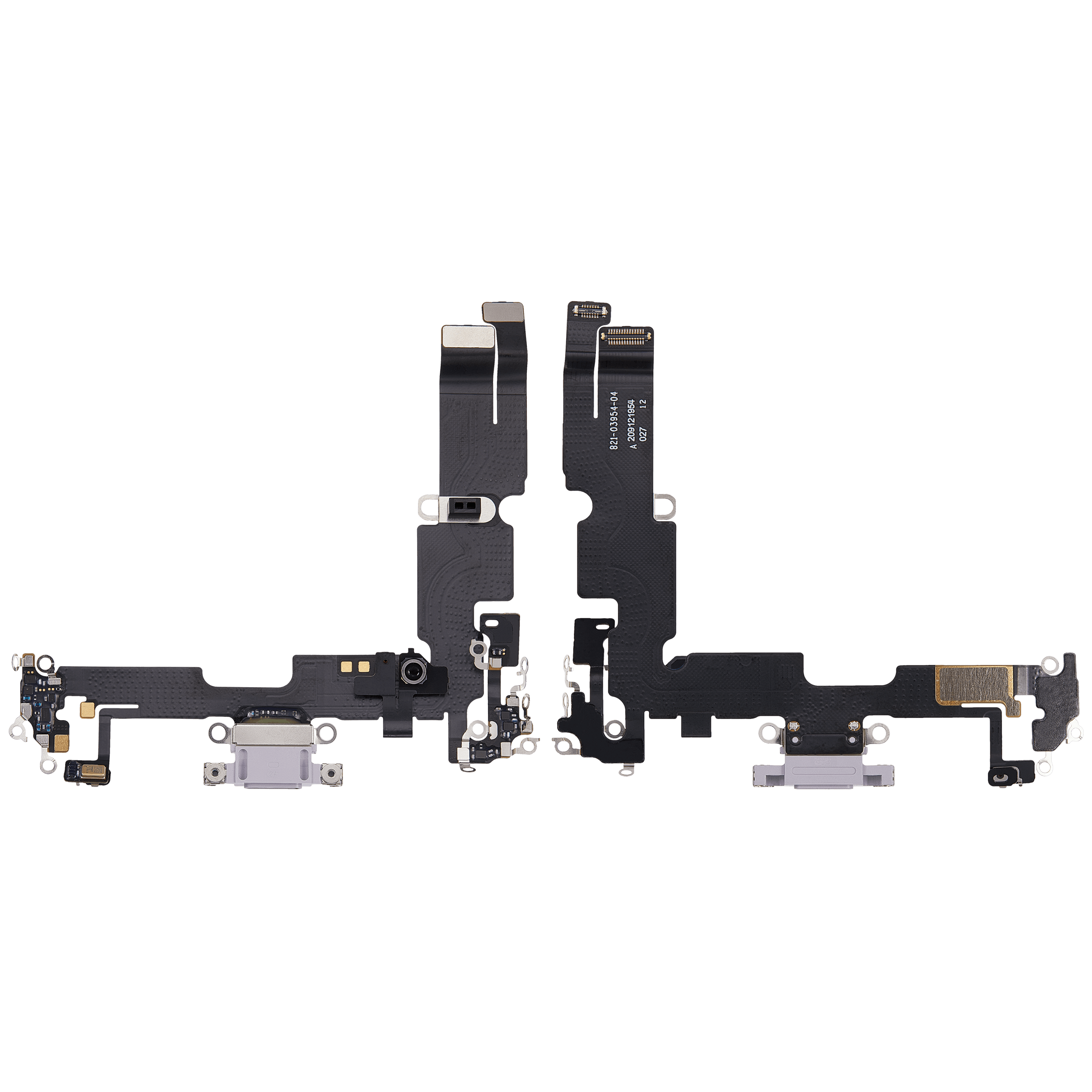 Charging Port Flex Cable For iPhone 14 Plus (Used OEM Pull) (Purple)