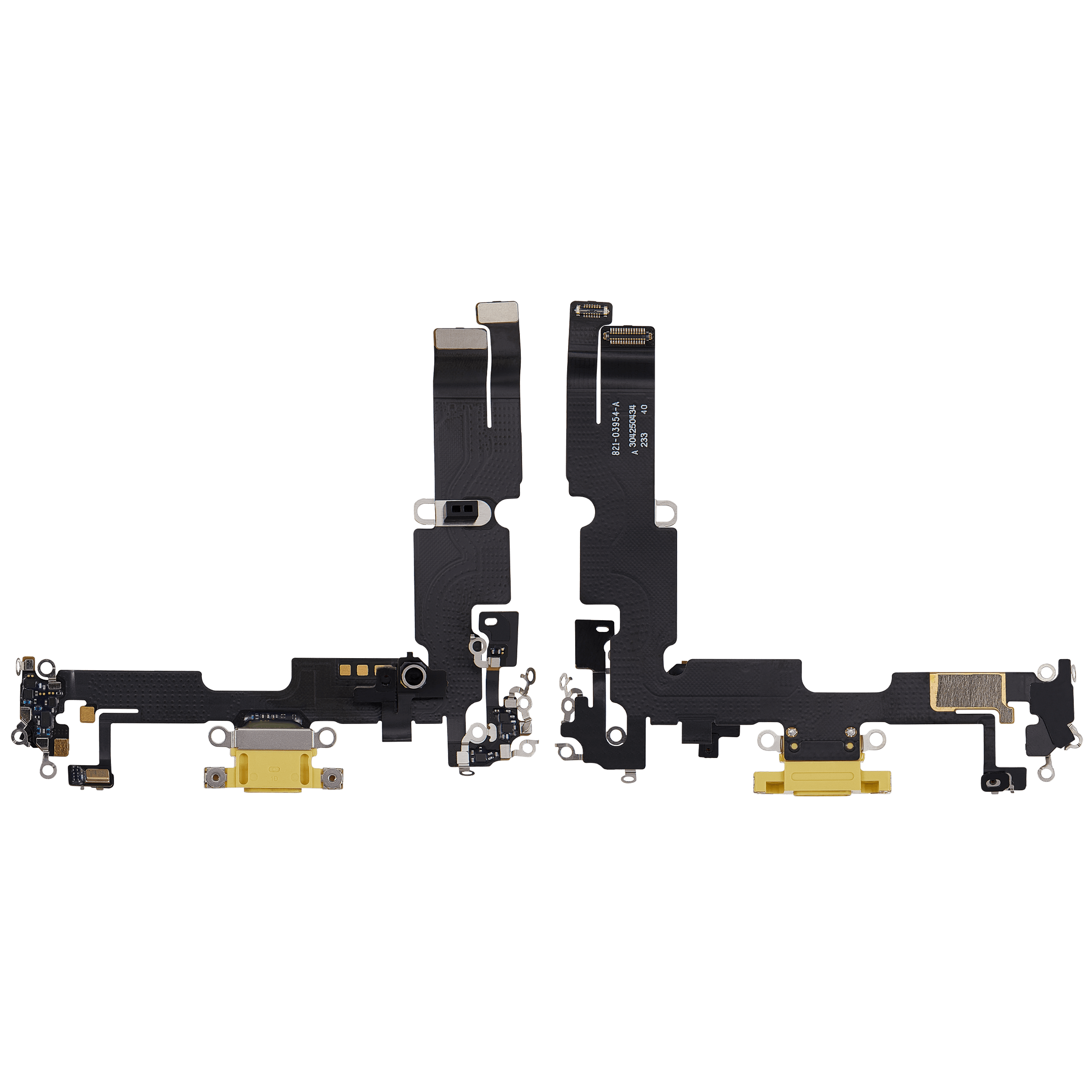 Charging Port Flex Cable For iPhone 14 Plus (Used OEM Pull) (Yellow)