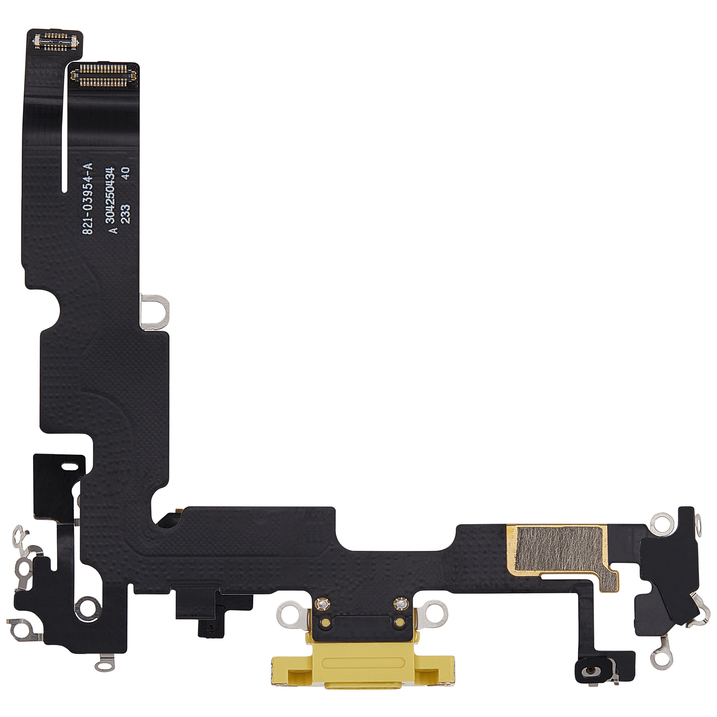 Charging Port Flex Cable For iPhone 14 Plus (Used OEM Pull) (Yellow) - Image 2