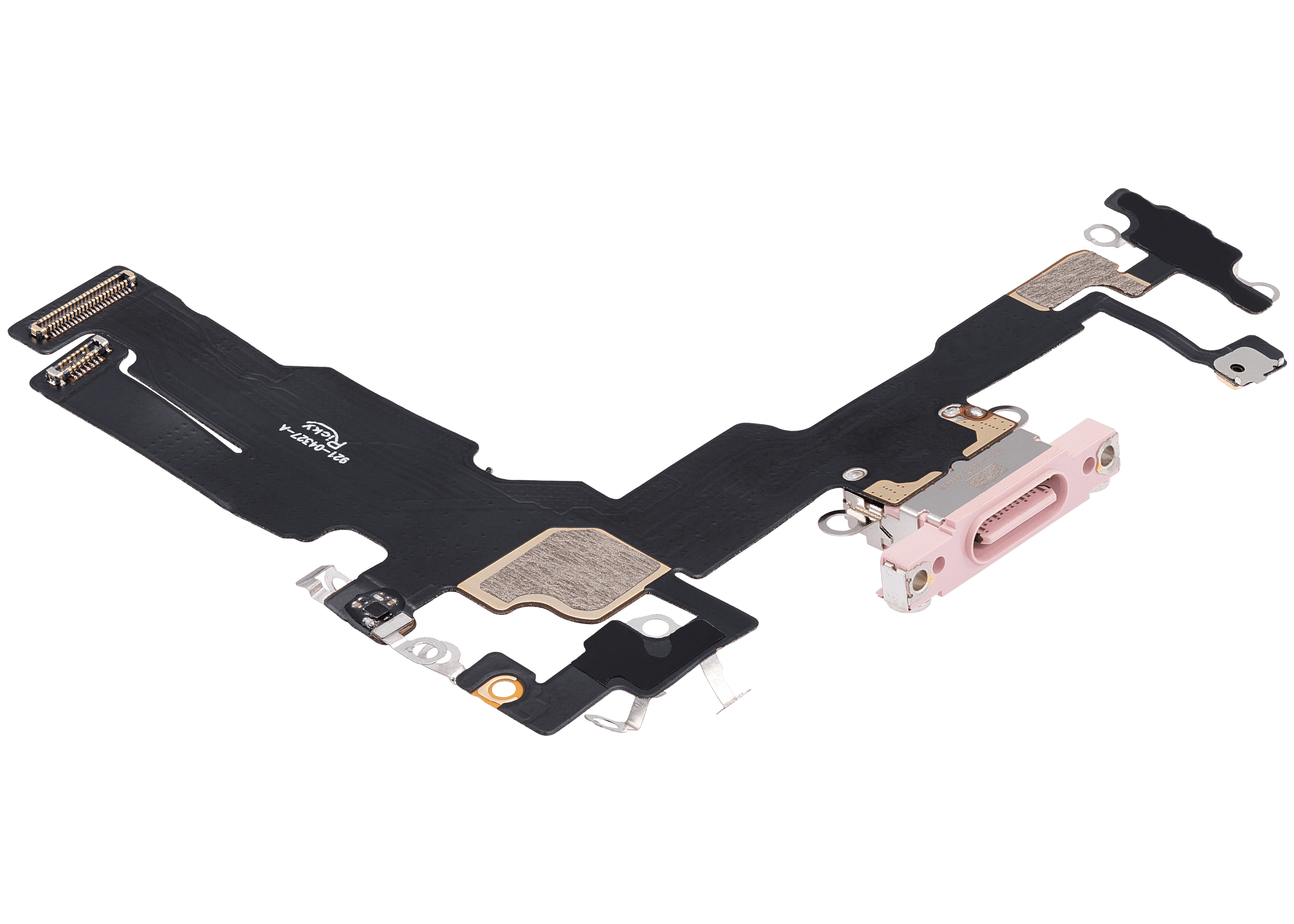 Charging Port Flex Cable For iPhone 15 (Aftermarket Plus) (Pink) - Image 9