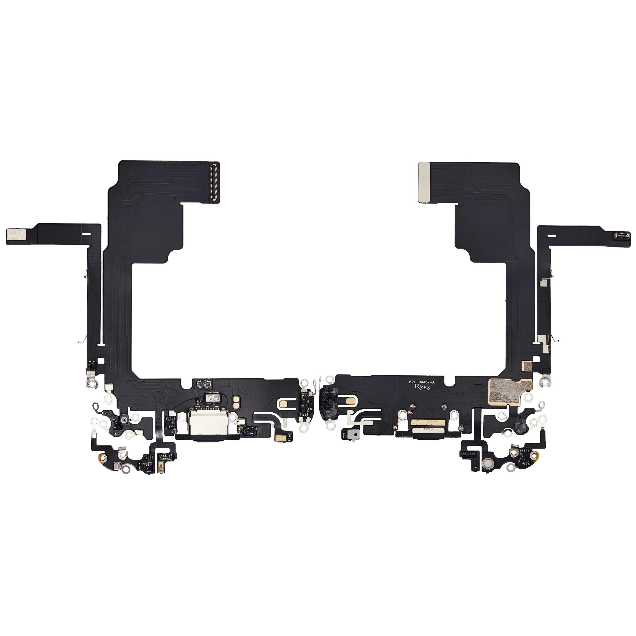 Charging Port Flex Cable For iPhone 15 Pro (Aftermarket Plus) (Black Titanium) - Image 8