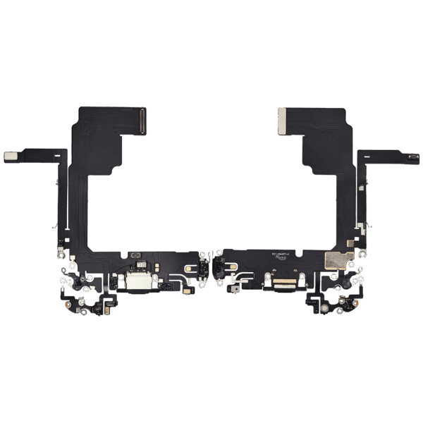Charging Port Flex Cable For iPhone 15 Pro (Aftermarket Plus) (Black Titanium)