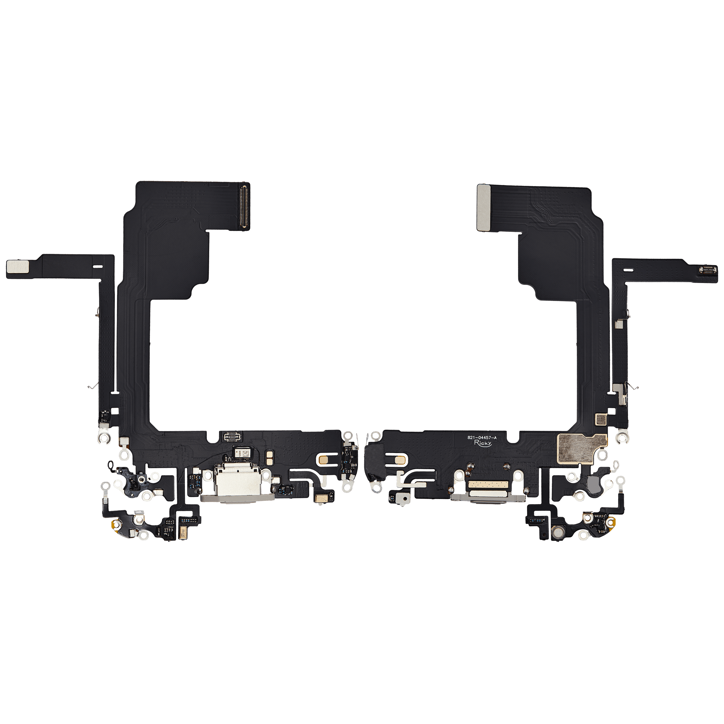 Charging Port Flex Cable For iPhone 15 Pro (Aftermarket Plus) (White Titanium)