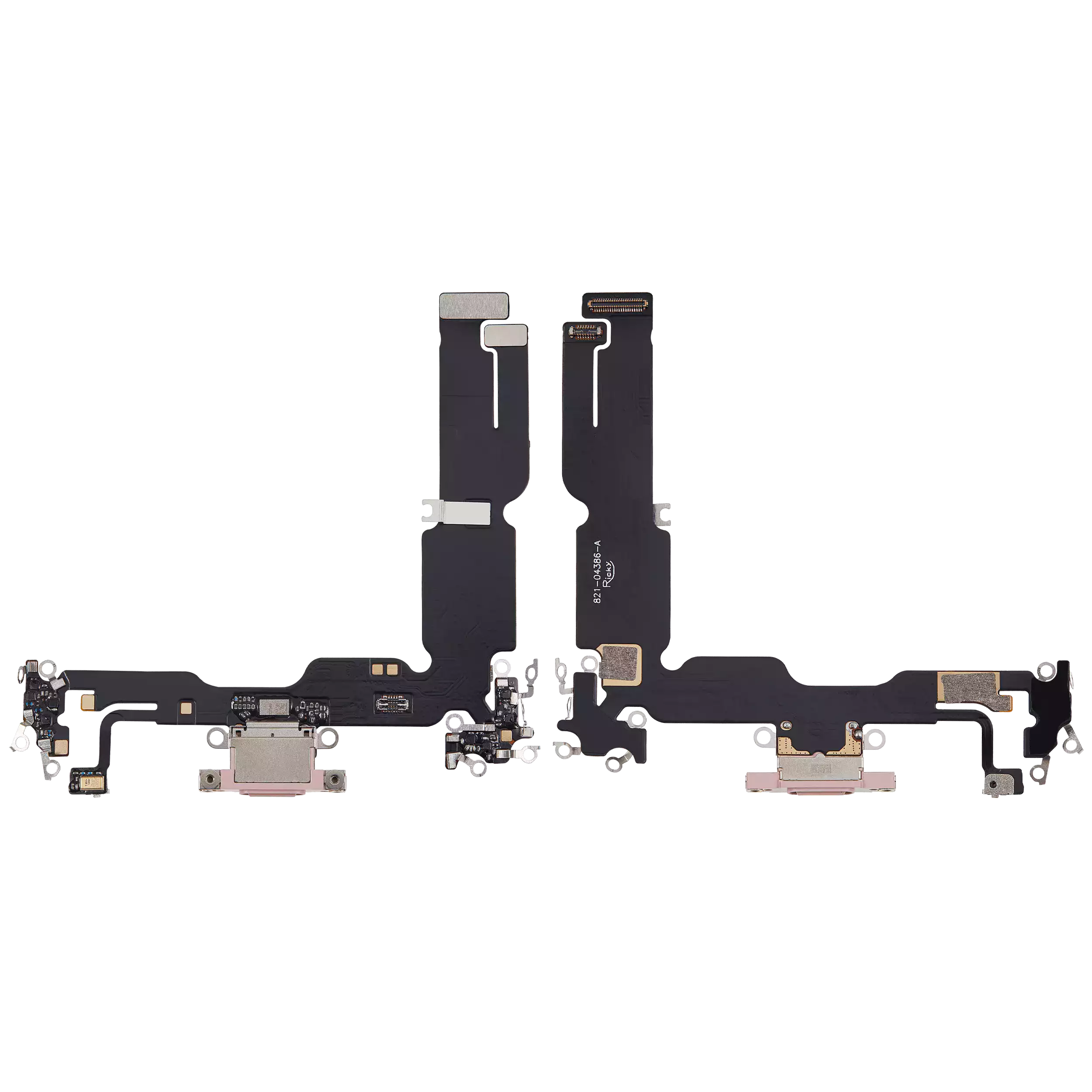 Charging Port Flex Cable For iPhone 15 Plus (Aftermarket Plus) (Pink) - Image 6
