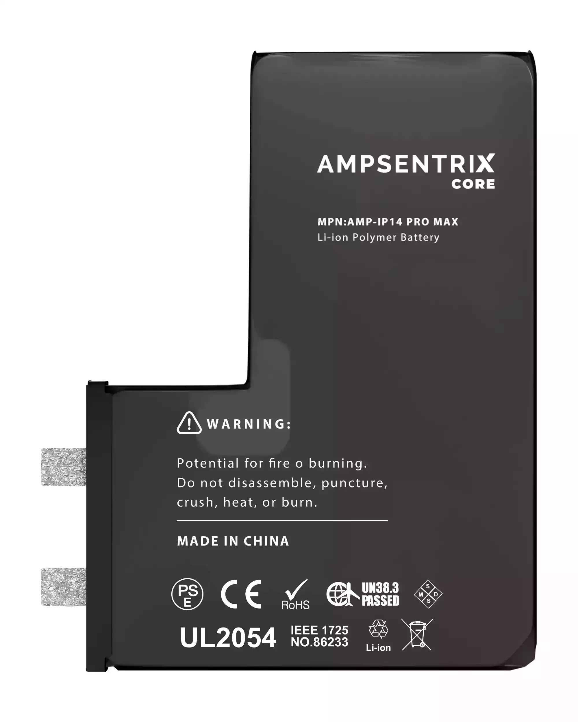 Replacement Battery Core For iPhone 14 Pro Max (Spot Welding Required) (AmpSentrix Core) - Image 12