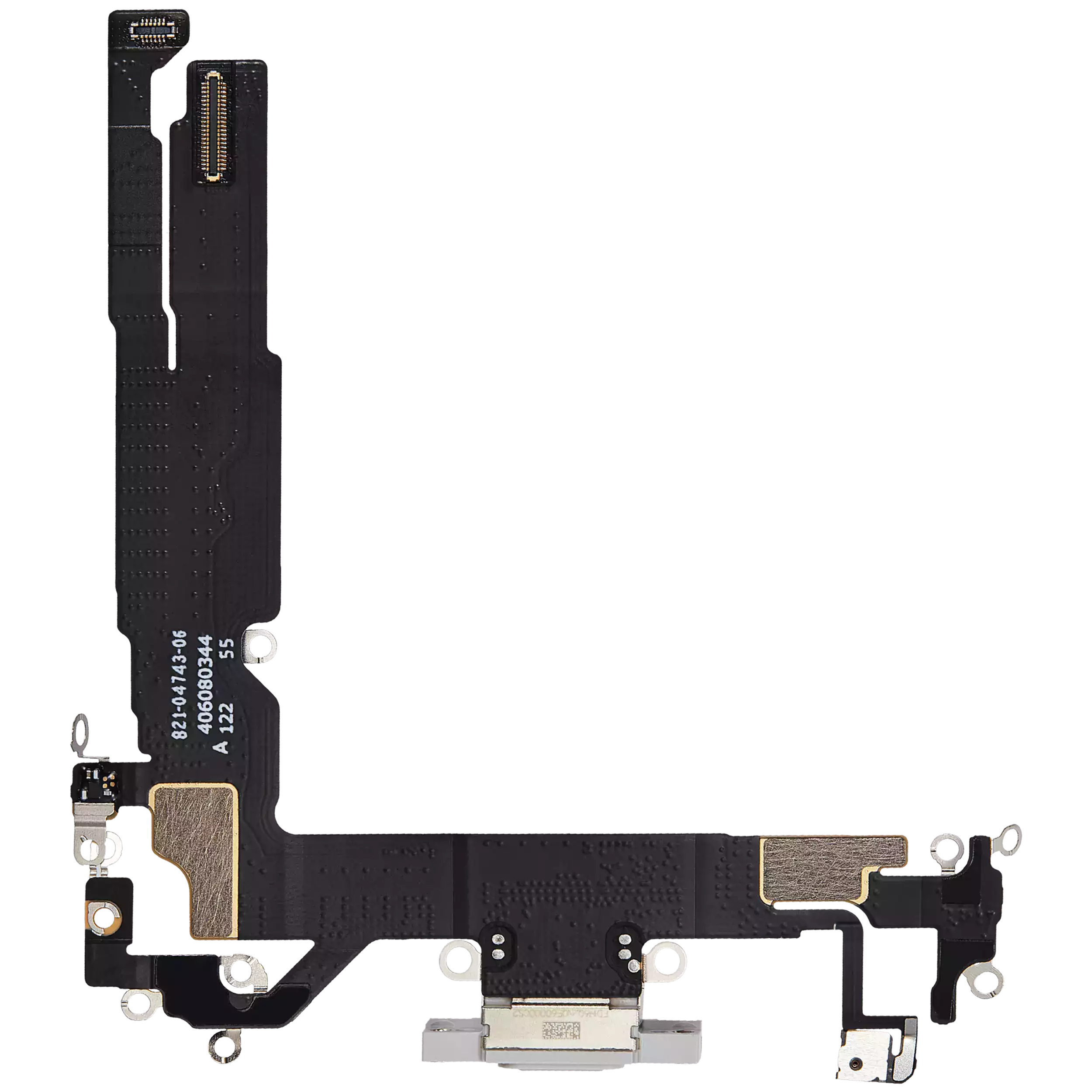 Charging Port Flex Cable For iPhone 16 (Premium) (White) - Image 7