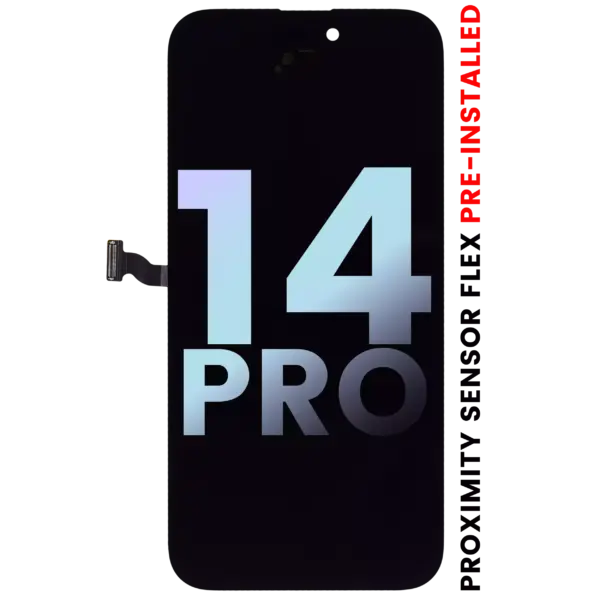 OLED Assembly With Proximity Sensor Flex Pre-Installed For iPhone 14 Pro (Service Pack)