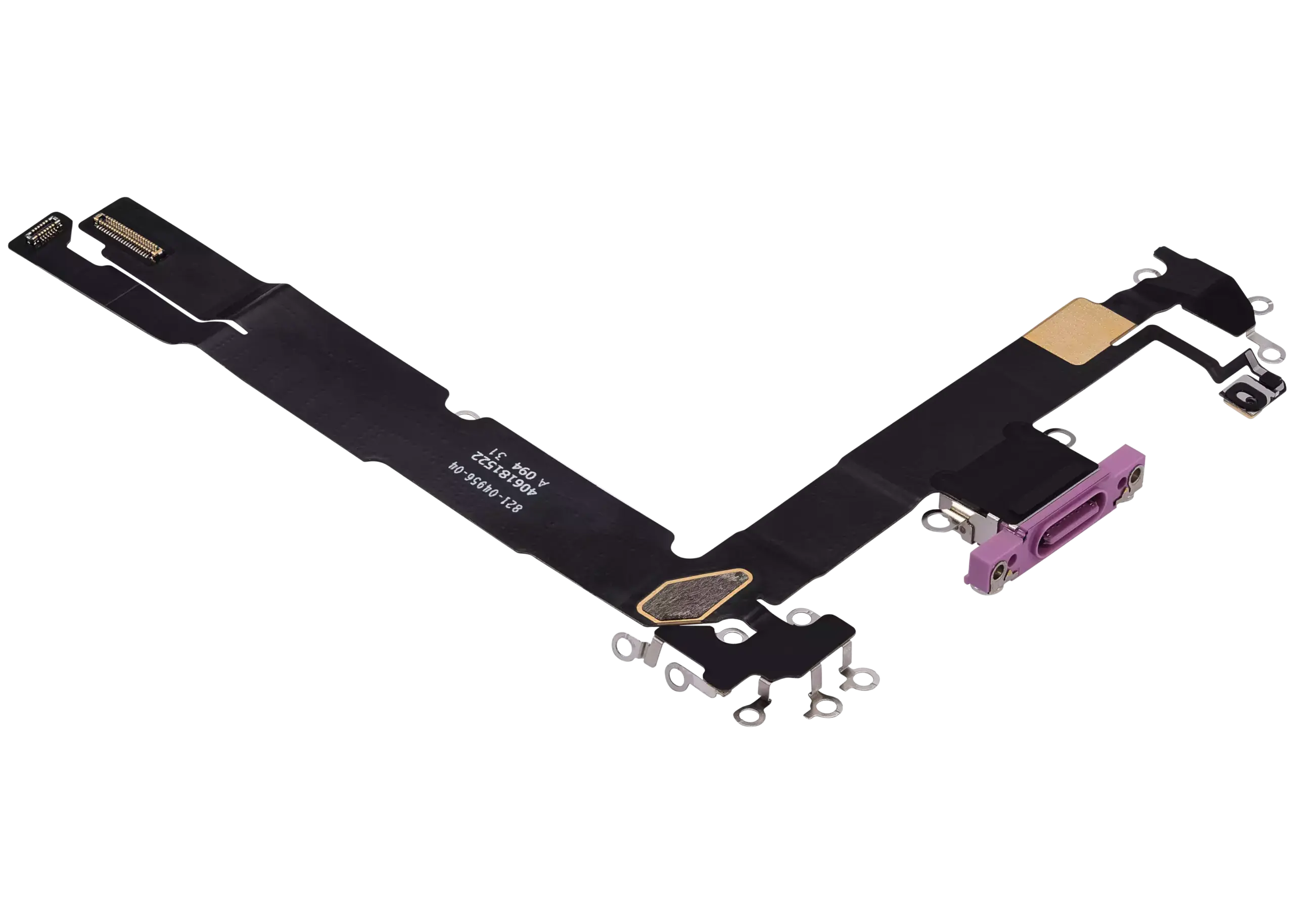 Charging Port Flex Cable For iPhone 16 Plus (Premium) (Pink) - Image 4