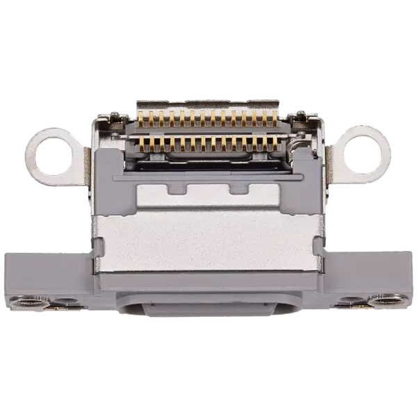 Charging Port Only For iPhone 16 / 16 Plus (White) (10 Pack)