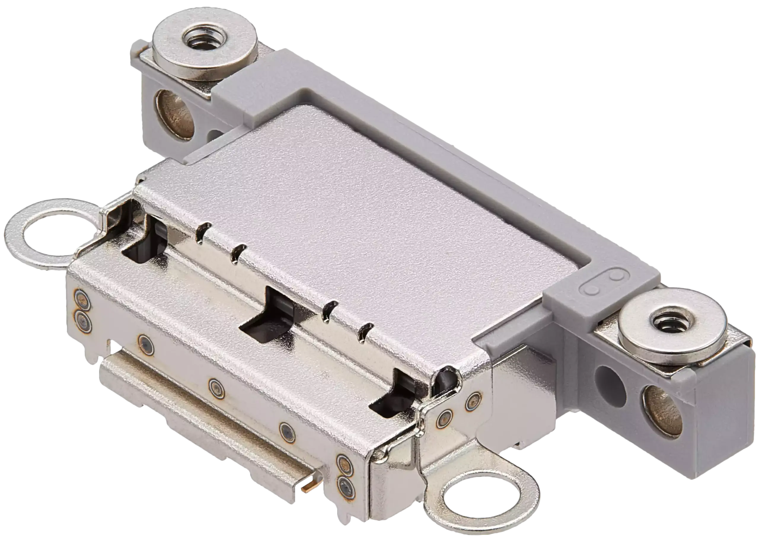 Charging Port Only For iPhone 16 / 16 Plus (White) (10 Pack) - Image 4