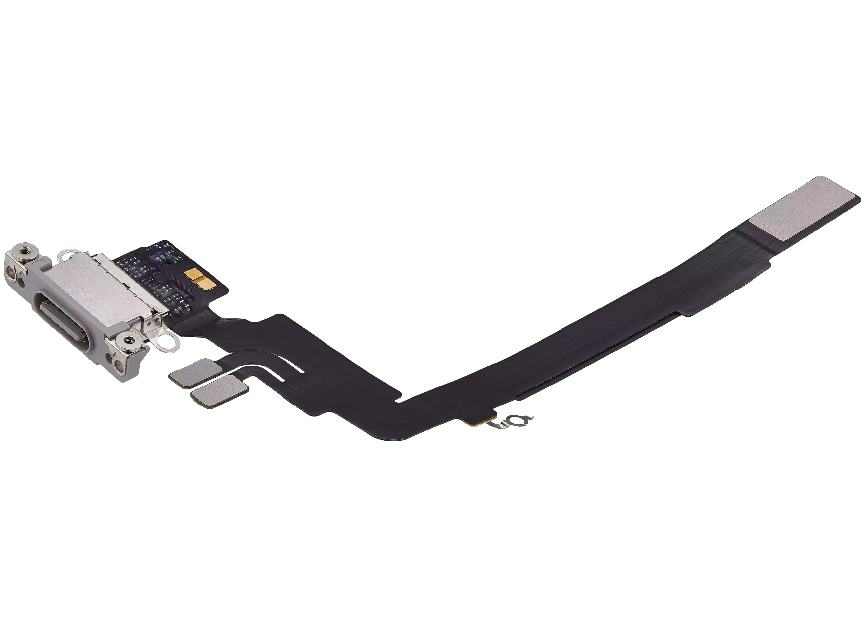 Charging Port Flex Cable For iPhone 16 Pro Max (Premium) (White Titanium) - Image 13