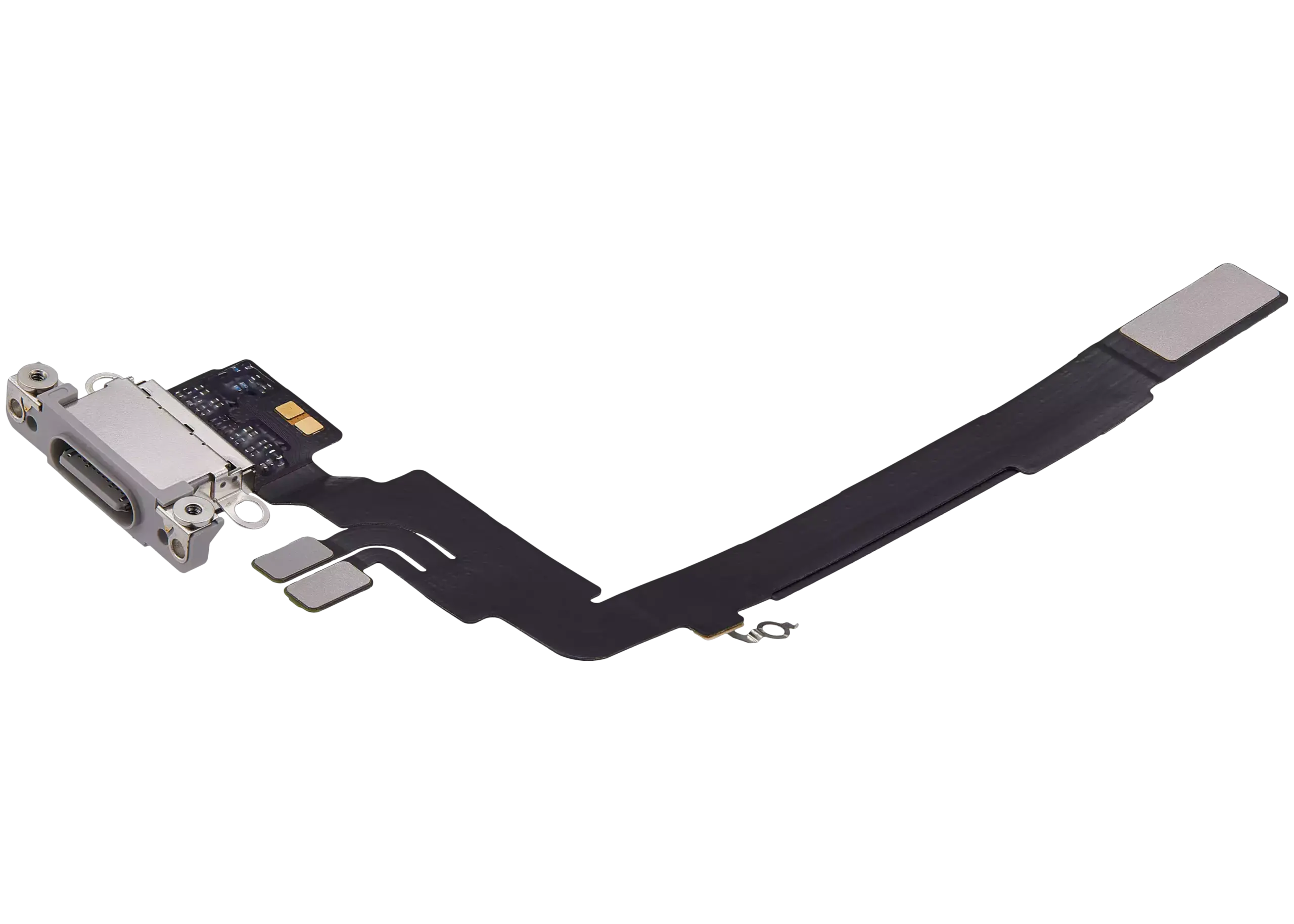 Charging Port Flex Cable For iPhone 16 Pro Max (Premium) (White Titanium) - Image 3