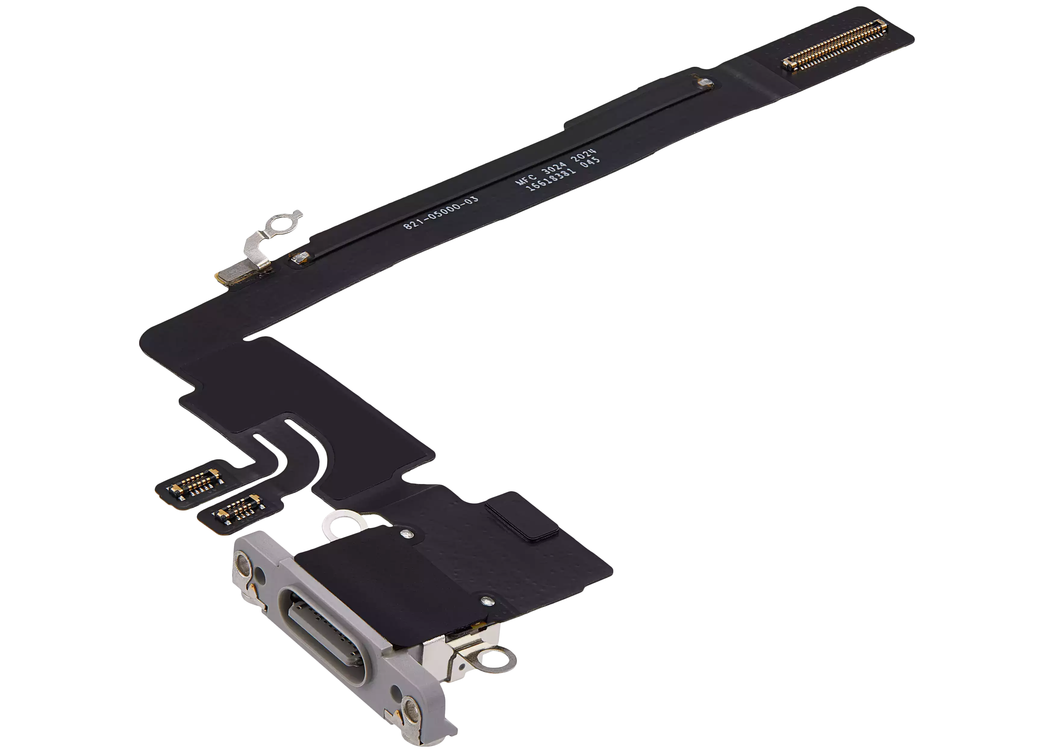 Charging Port Flex Cable For iPhone 16 Pro Max (Premium) (White Titanium) - Image 14