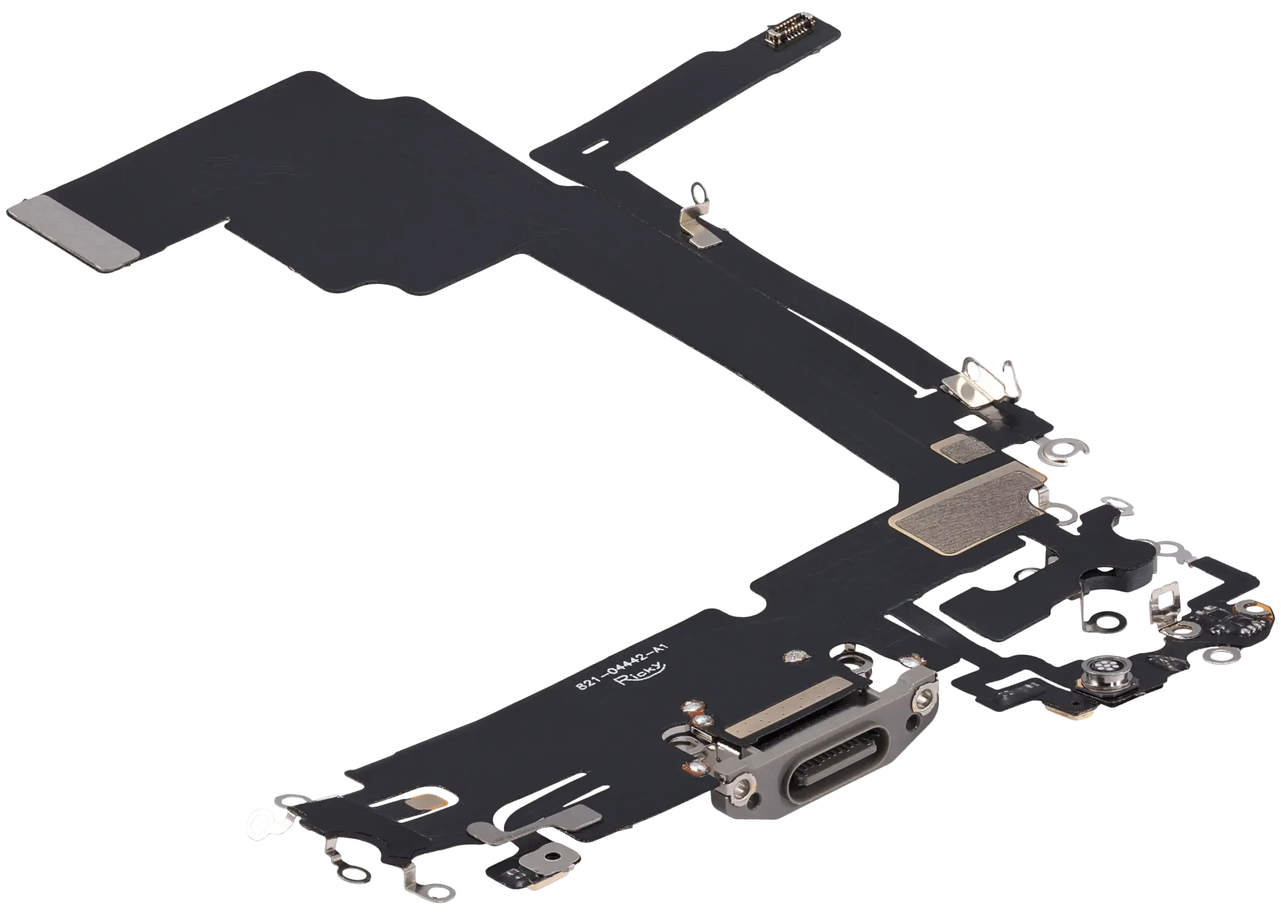 Charging Port Flex Cable For iPhone 15 Pro Max (Aftermarket Plus) (Natural Titanium) - Image 5