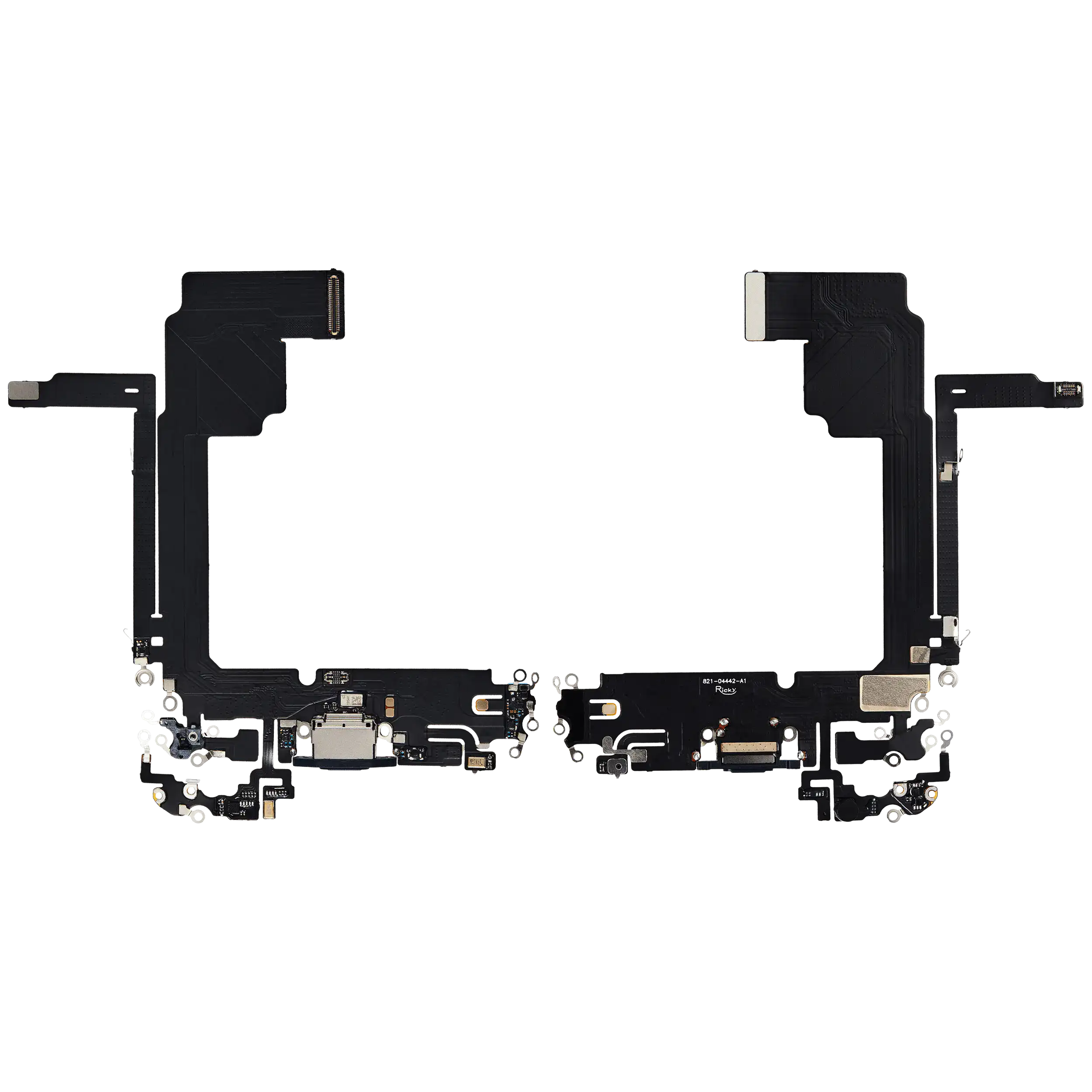 Charging Port Flex Cable For iPhone 15 Pro Max (Aftermarket Plus) (Blue Titanium)