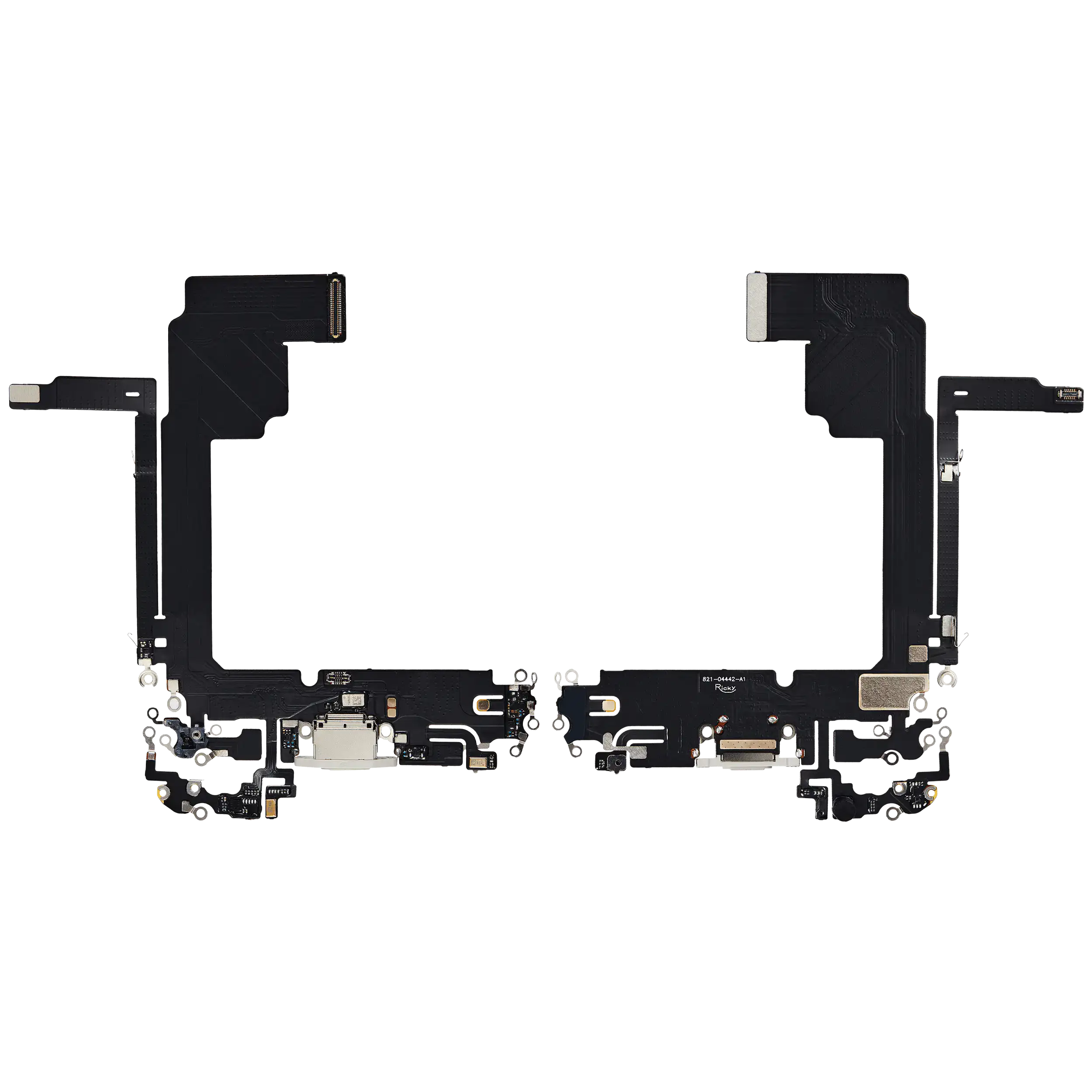 Charging Port Flex Cable For iPhone 15 Pro Max (Aftermarket Plus) (White Titanium) - Image 11