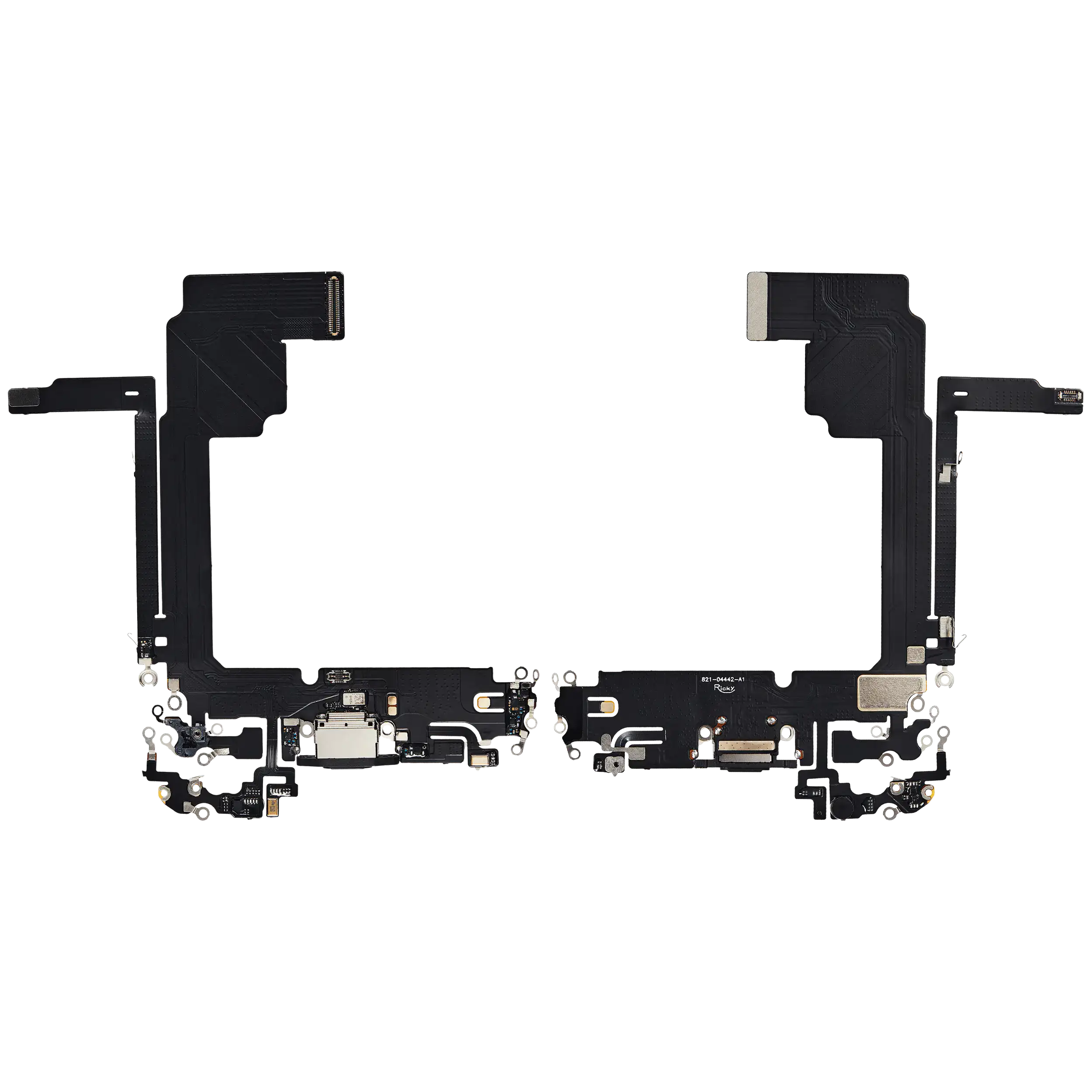Charging Port Flex Cable For iPhone 15 Pro Max (Aftermarket Plus) (Black Titanium)