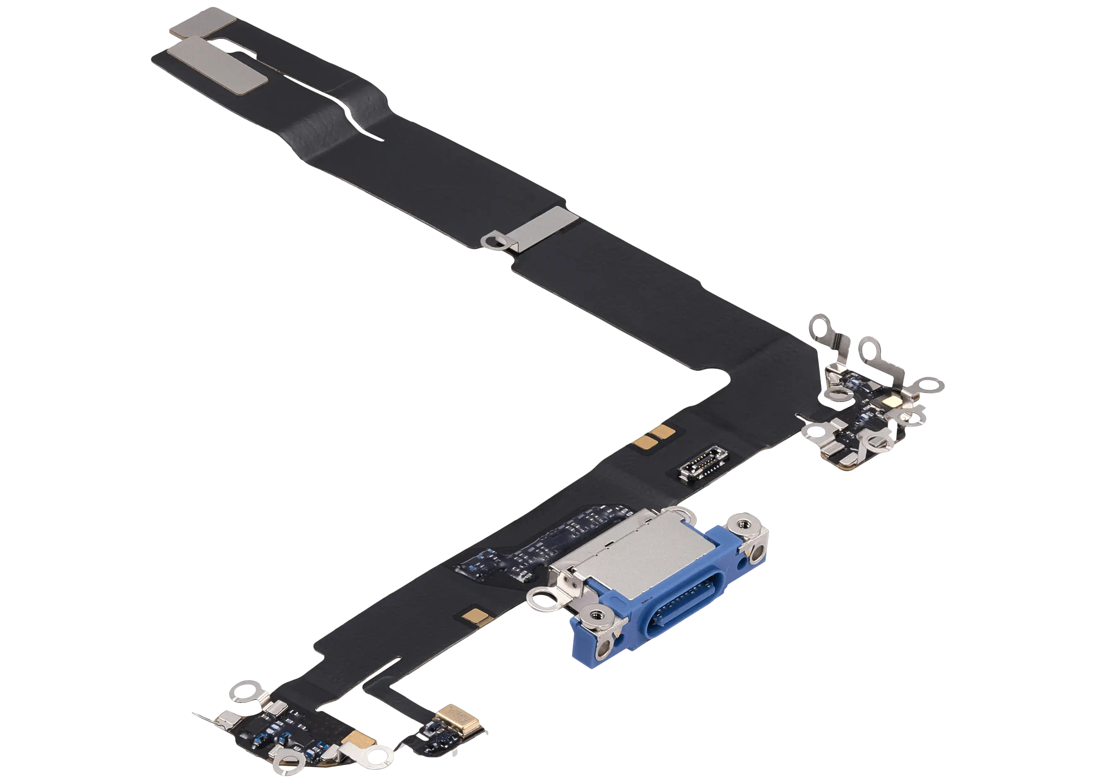 Charging Port Flex Cable For iPhone 16 Plus (Premium) (Ultramarine) - Image 9