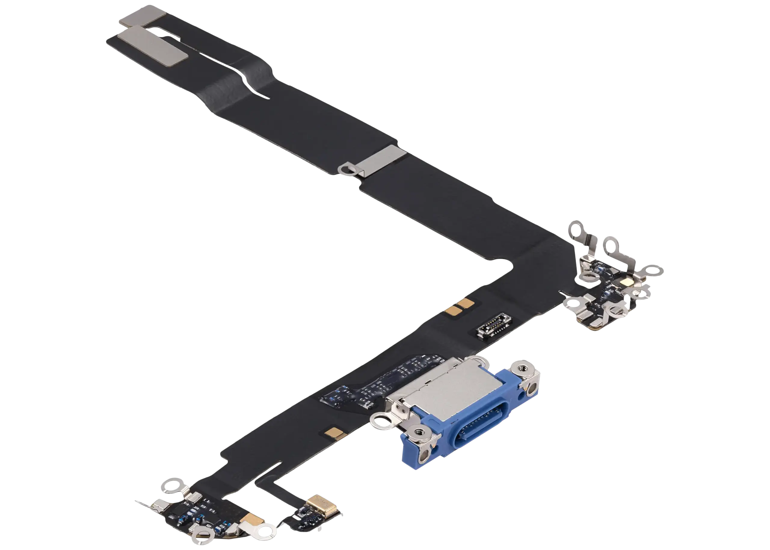 Charging Port Flex Cable For iPhone 16 Plus (Premium) (Ultramarine) - Image 4