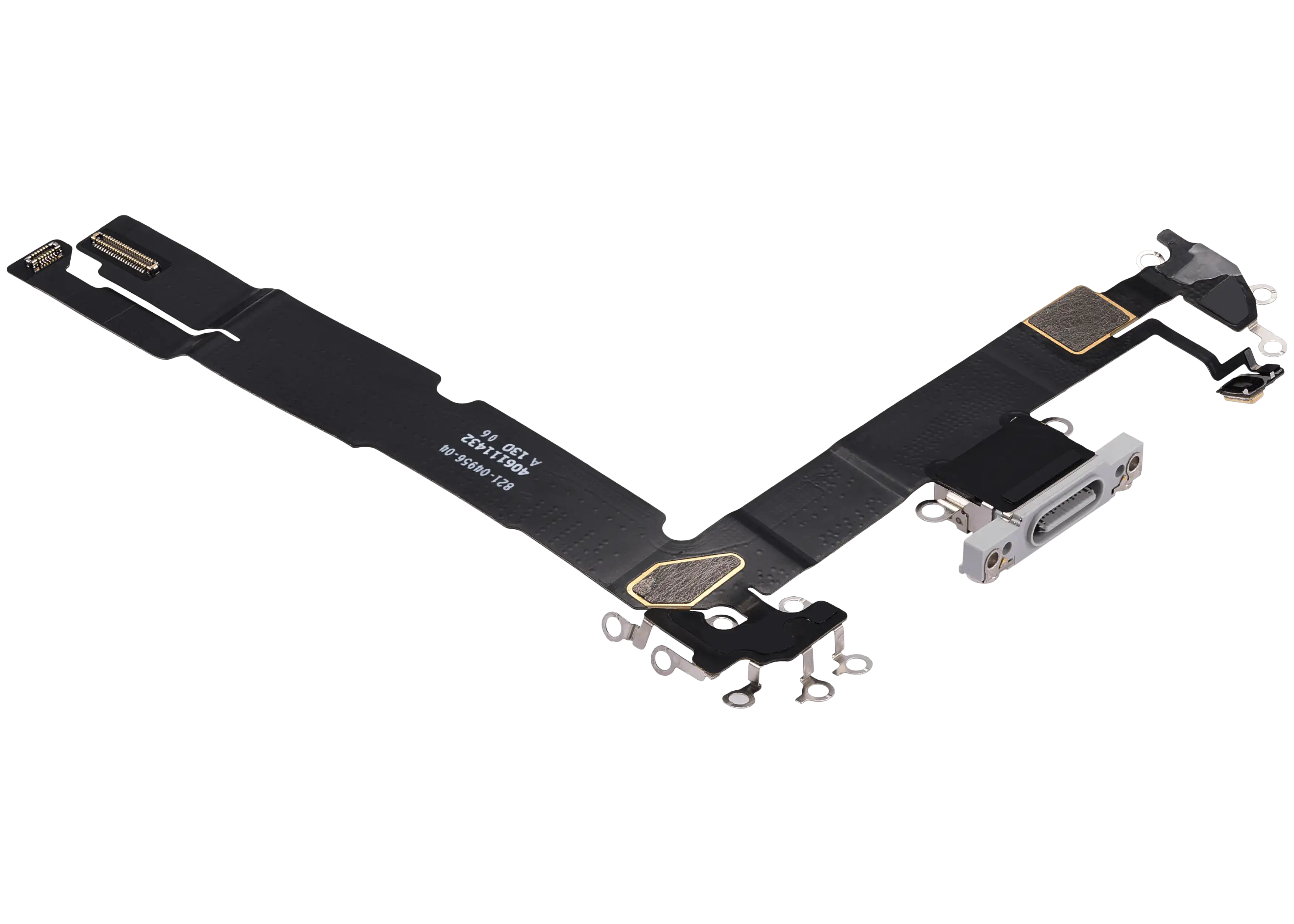 Charging Port Flex Cable For iPhone 16 Plus (Premium) (White) - Image 15